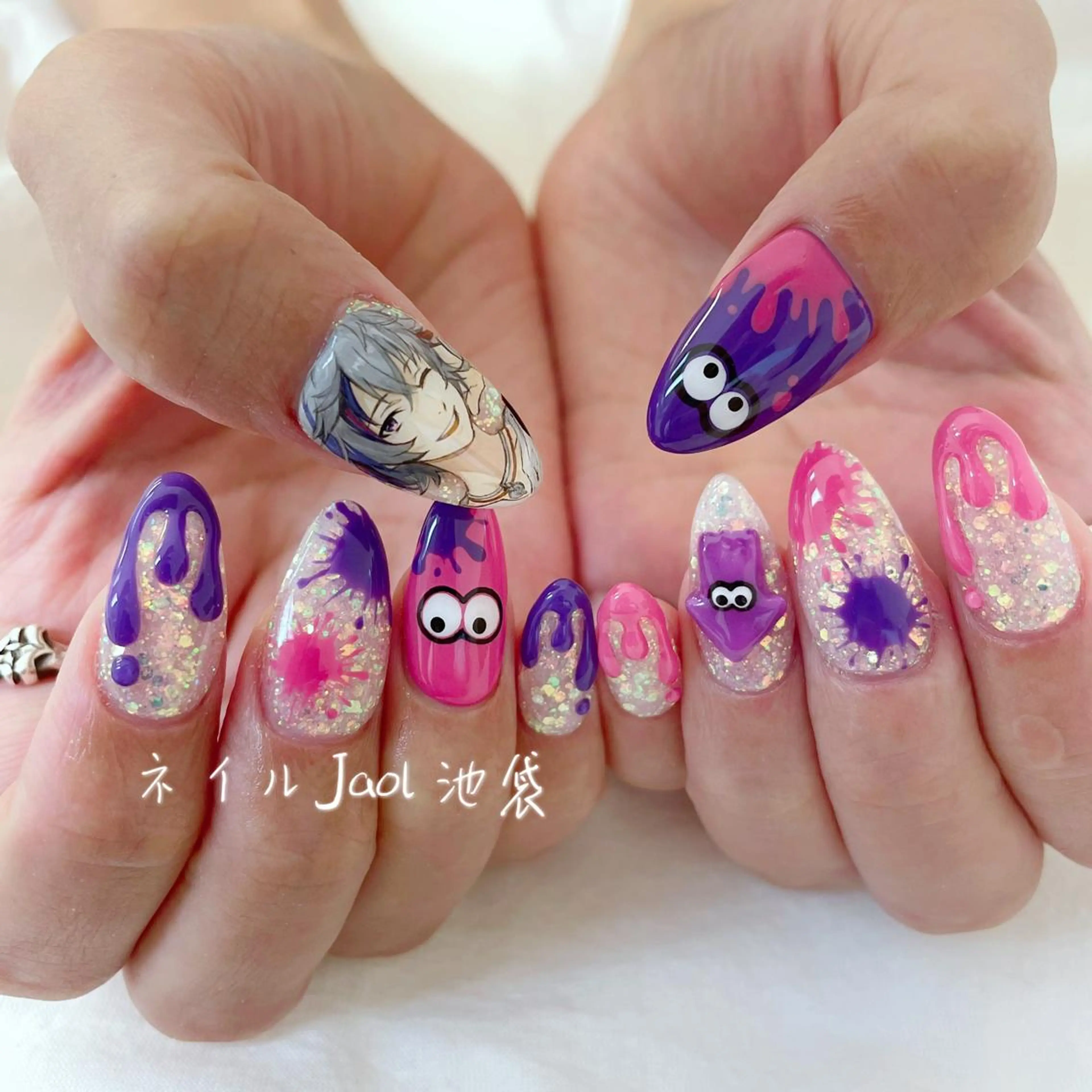 セミロング nail jaol池袋店所属・ネイルJaol 池袋のネイルデザイン