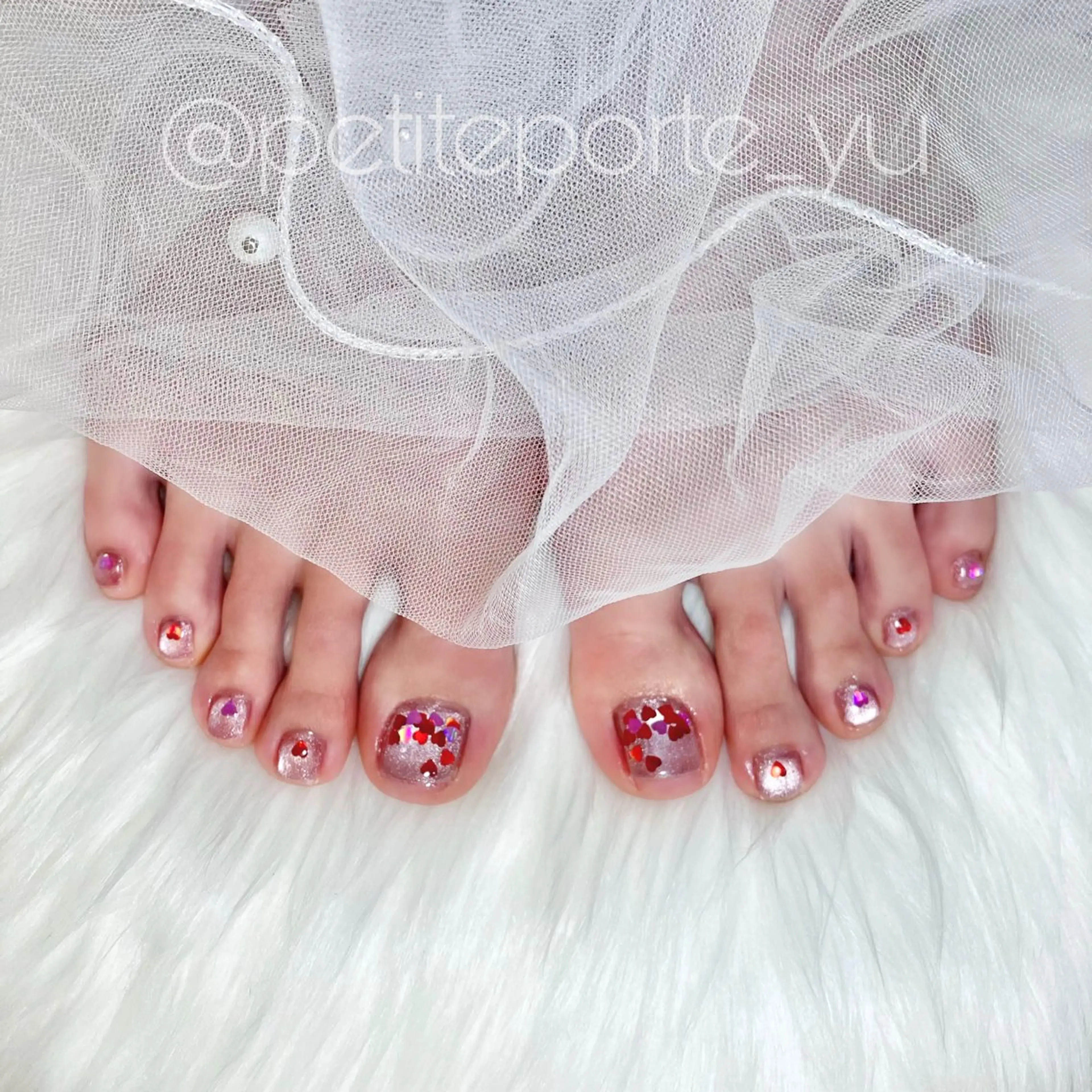 フット🦶🏻【 オフ無料🌟 】ダメージケア持ち込み１０本アートコース💖の写真