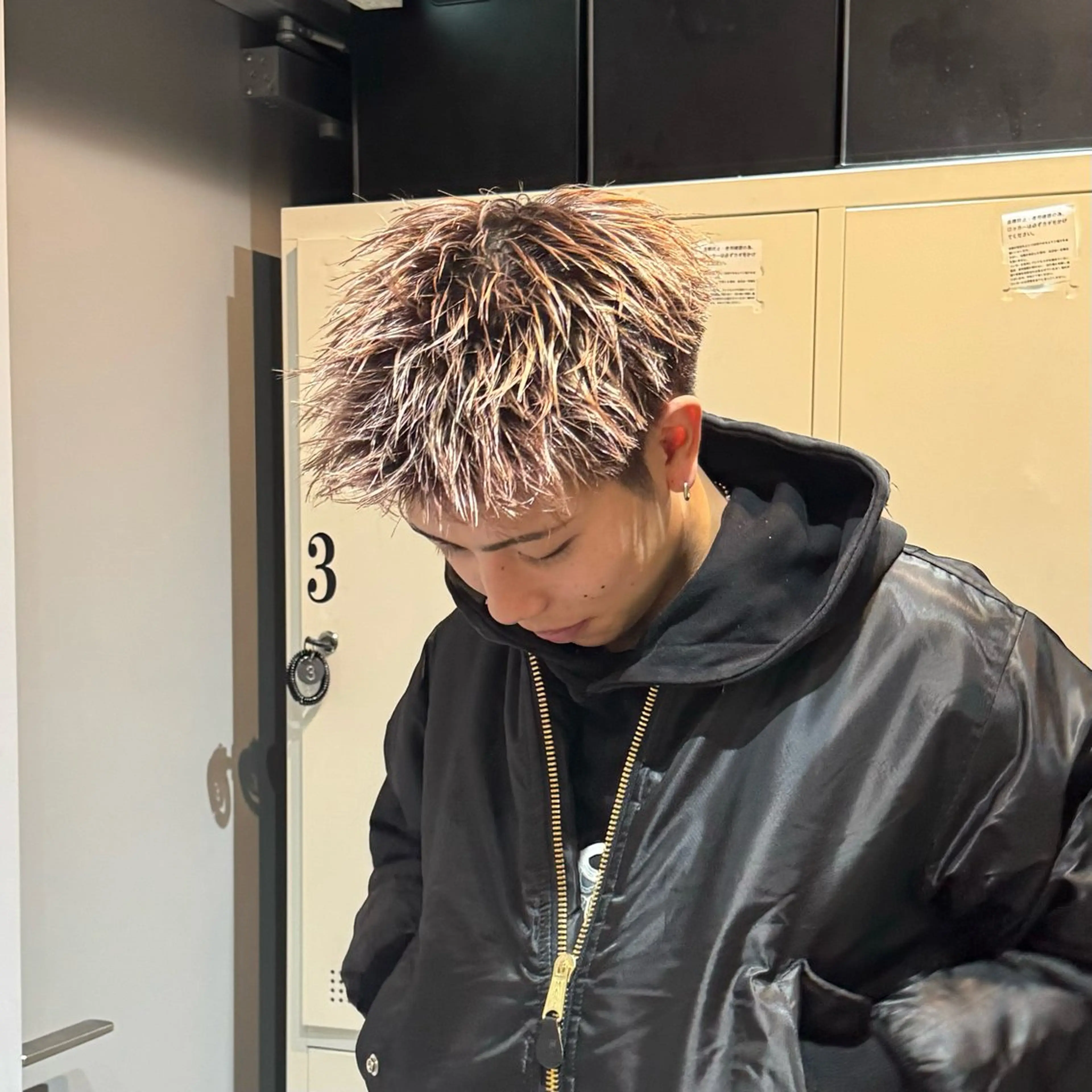 ショート カラー メンズ ヘアカラー トリートメント 💈メンズカット💈 No.1💈坂元のヘアスタイル