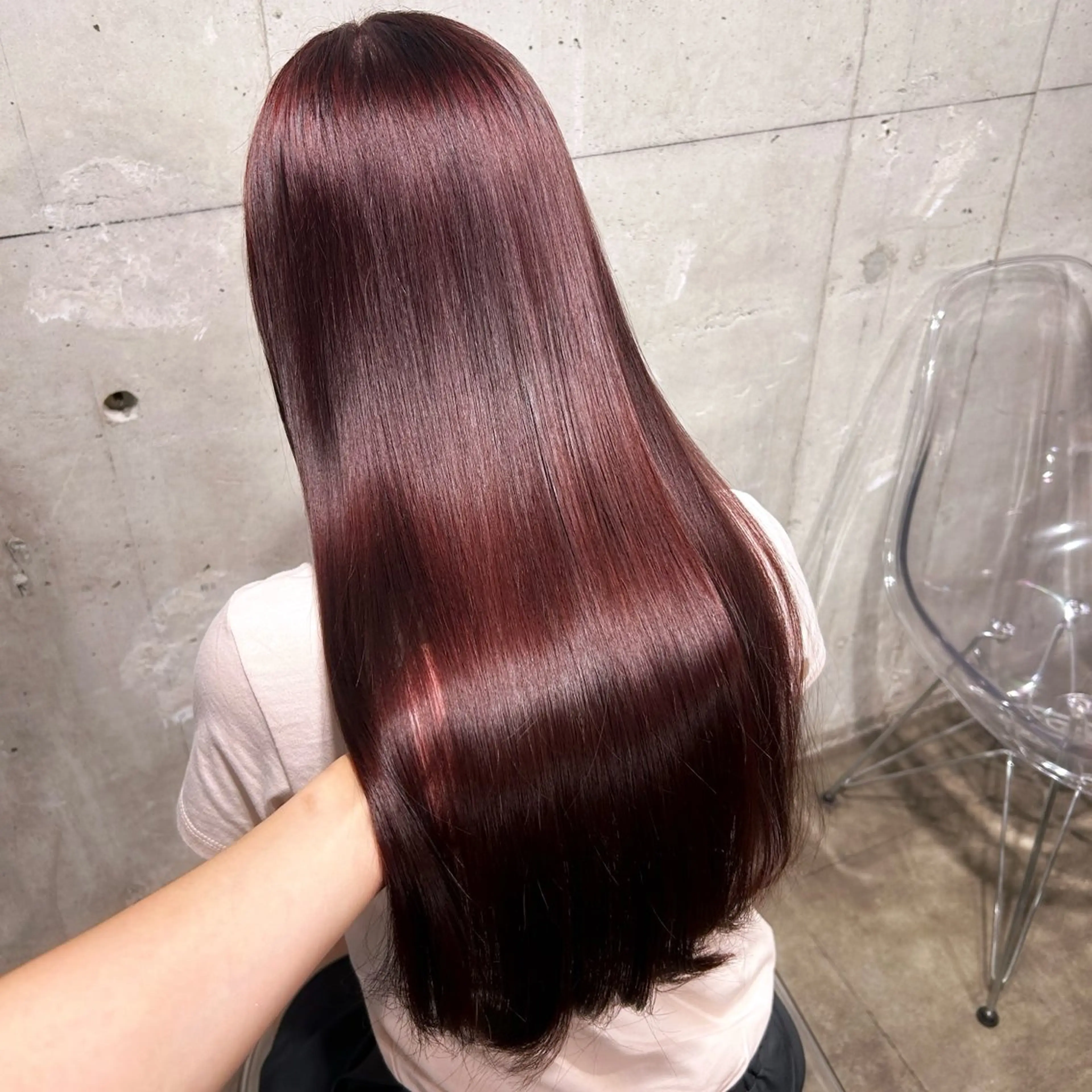 ロング IS所属・横浜美容室/透明感 カラー/レイヤーのヘアスタイル