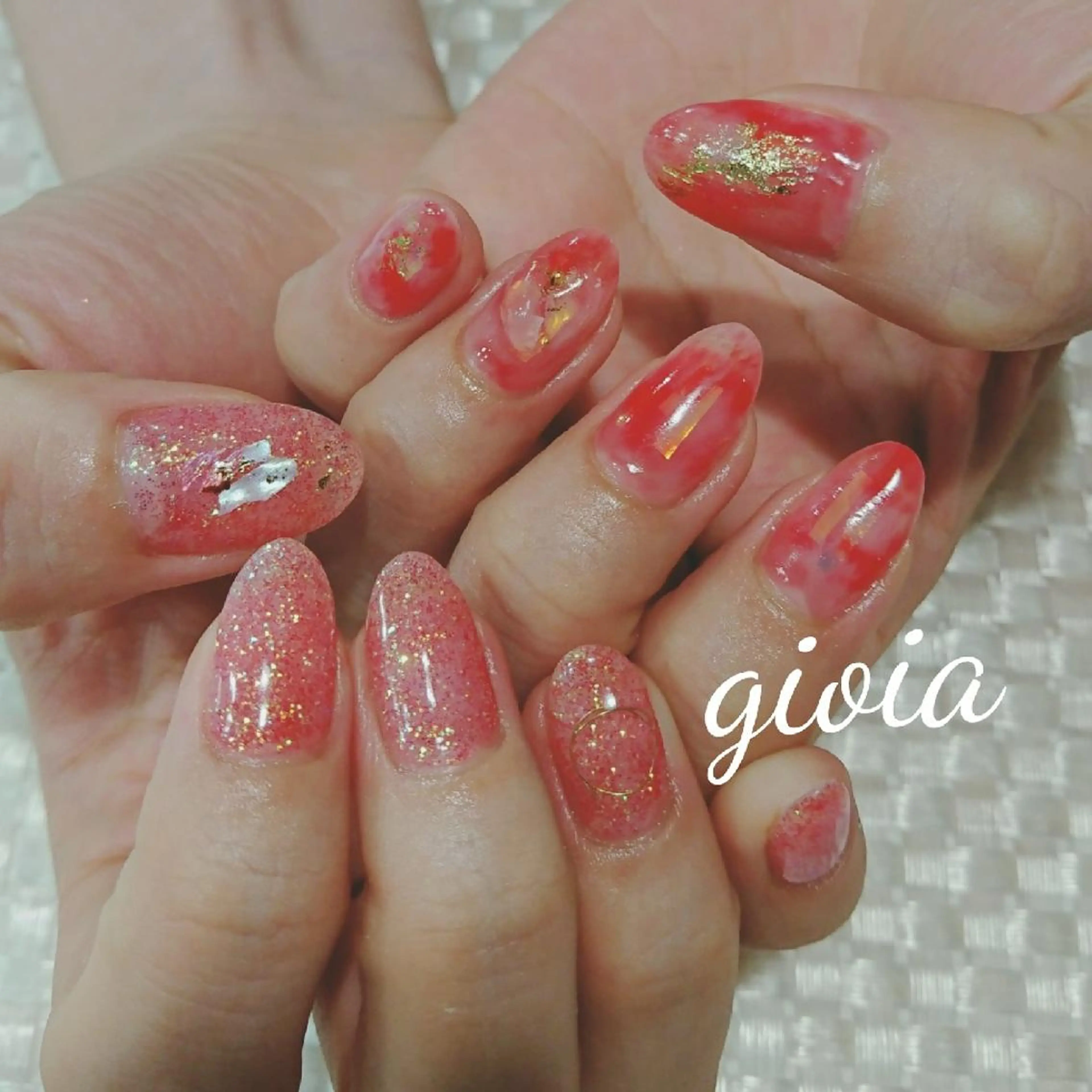 ネイル ニュアンスネイル みー shakushiroのネイルデザイン