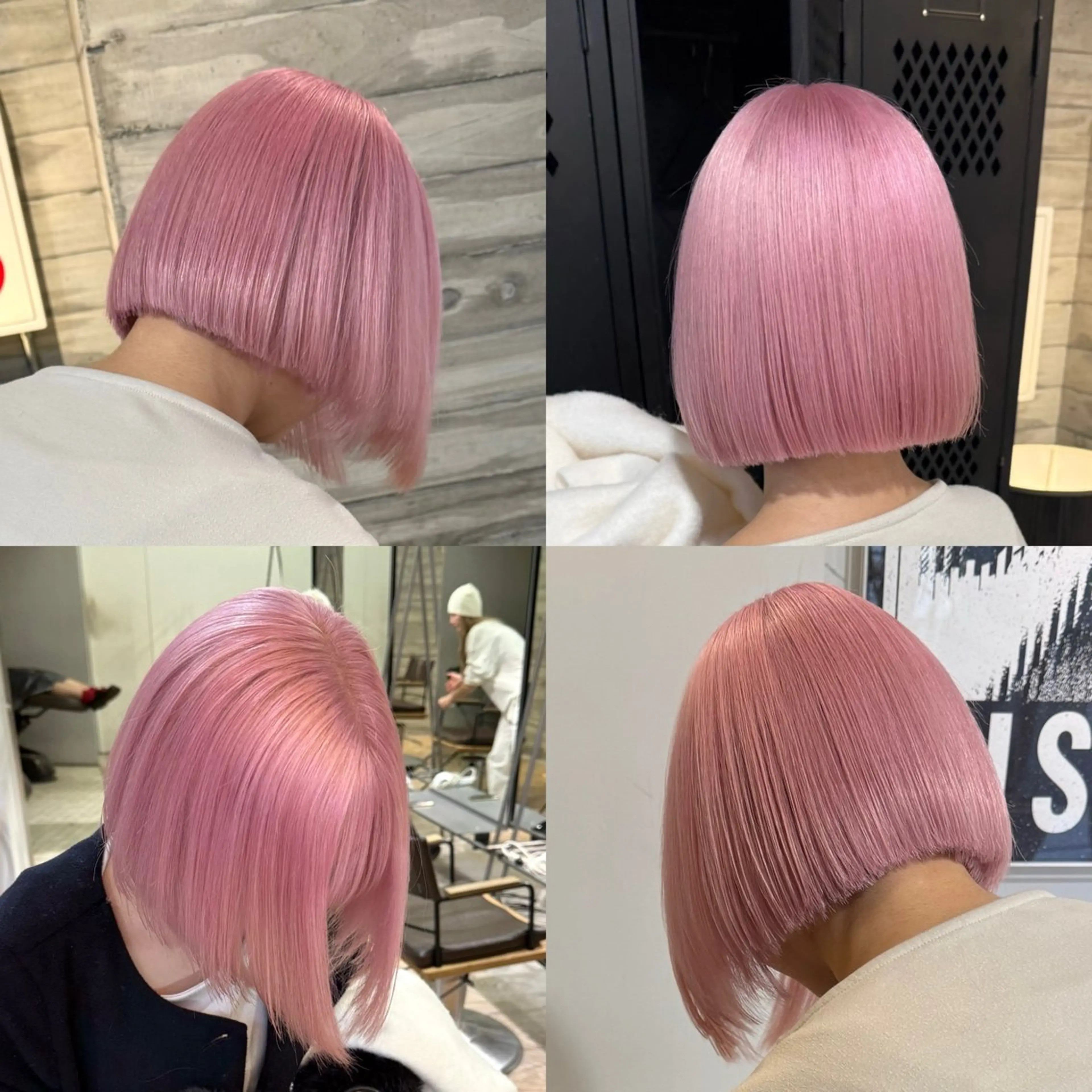 ミディアム カラー カット ヘアカラー トリートメント 色落ち綺麗透明感カラ /ボブ/ナカツヒカルのヘアスタイル