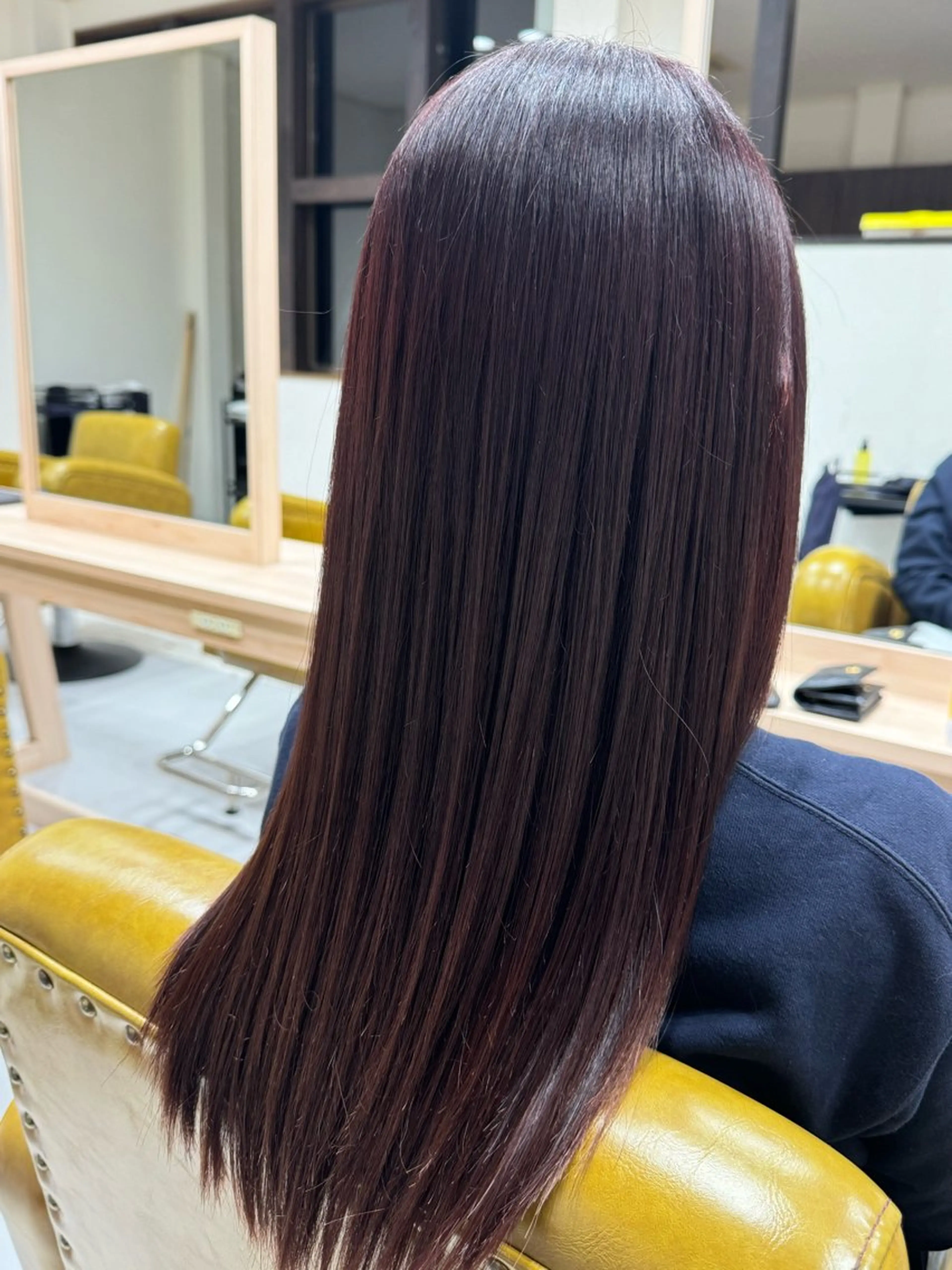 ロング カラー 大内 カオリのヘアスタイル