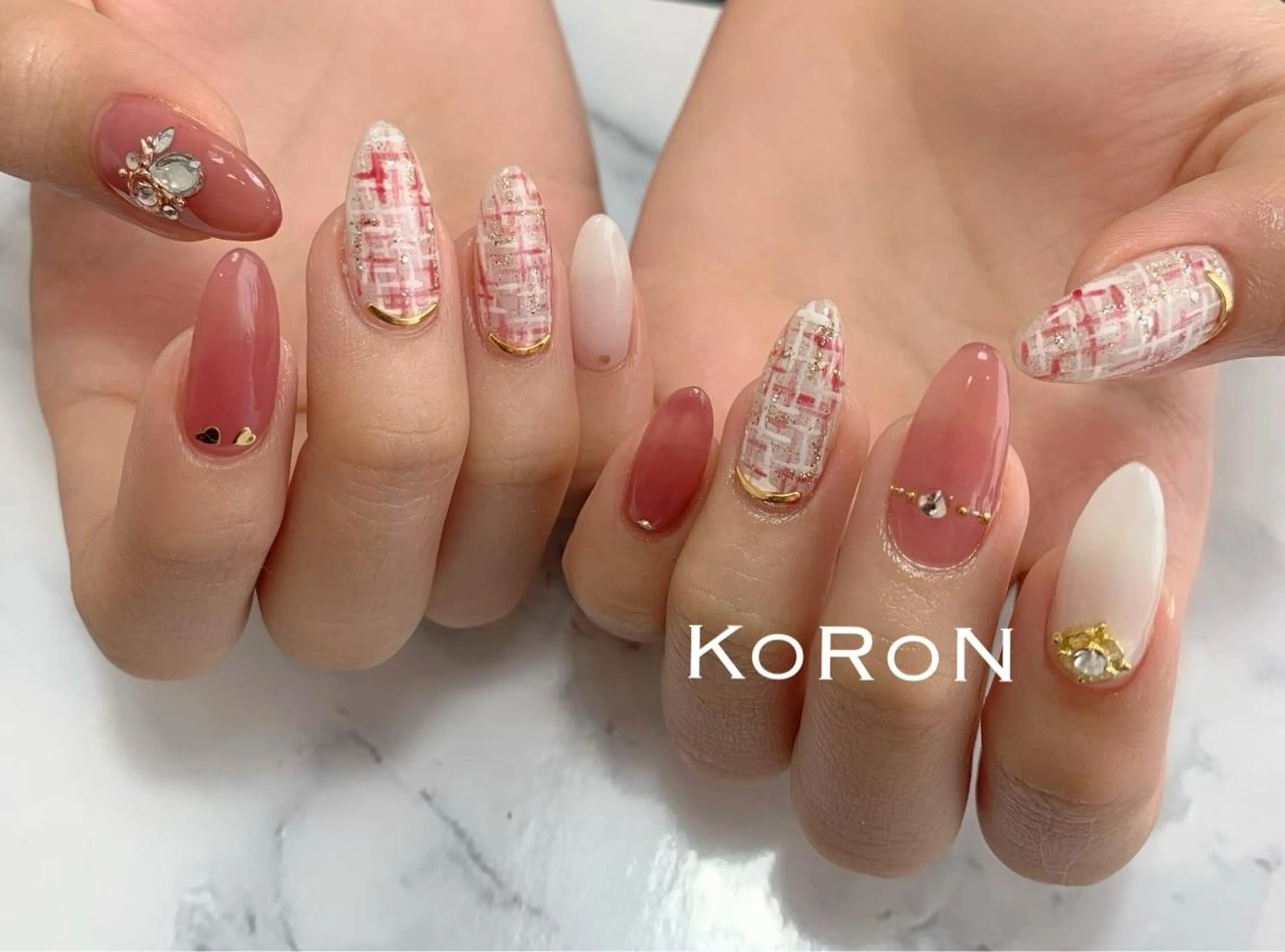 ネイル ハンドネイル 自宅サロン鎌倉 KORONのネイルデザイン