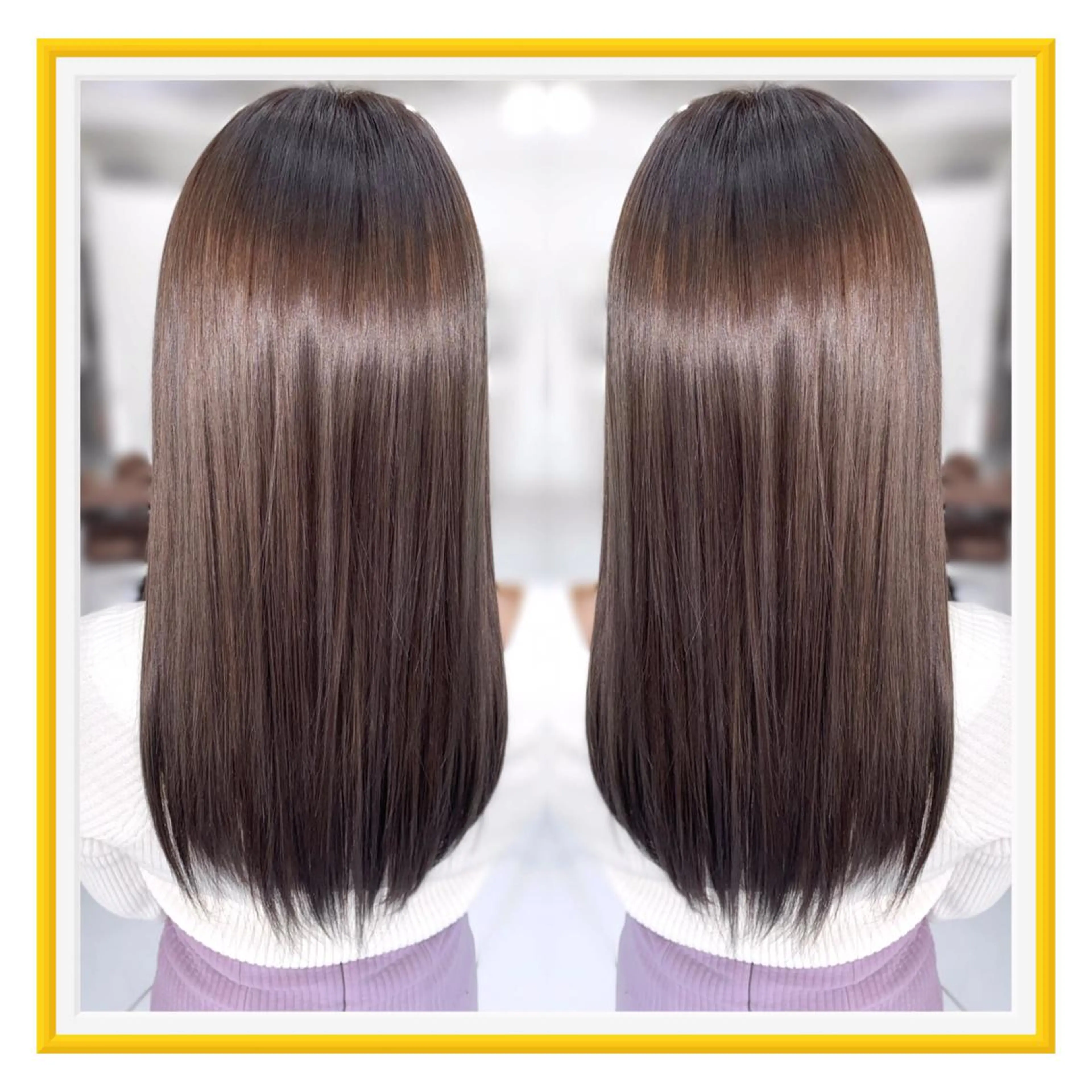 セミロング カラー パーマ ヘアアレンジ メンズ ネイル マツエク・マツパ アクアカラー アッシュ アッシュブラウン ブラウンカラー カラーマツエク 20代半ば上質なへア ケア 髪質改善 大西のヘアスタイル