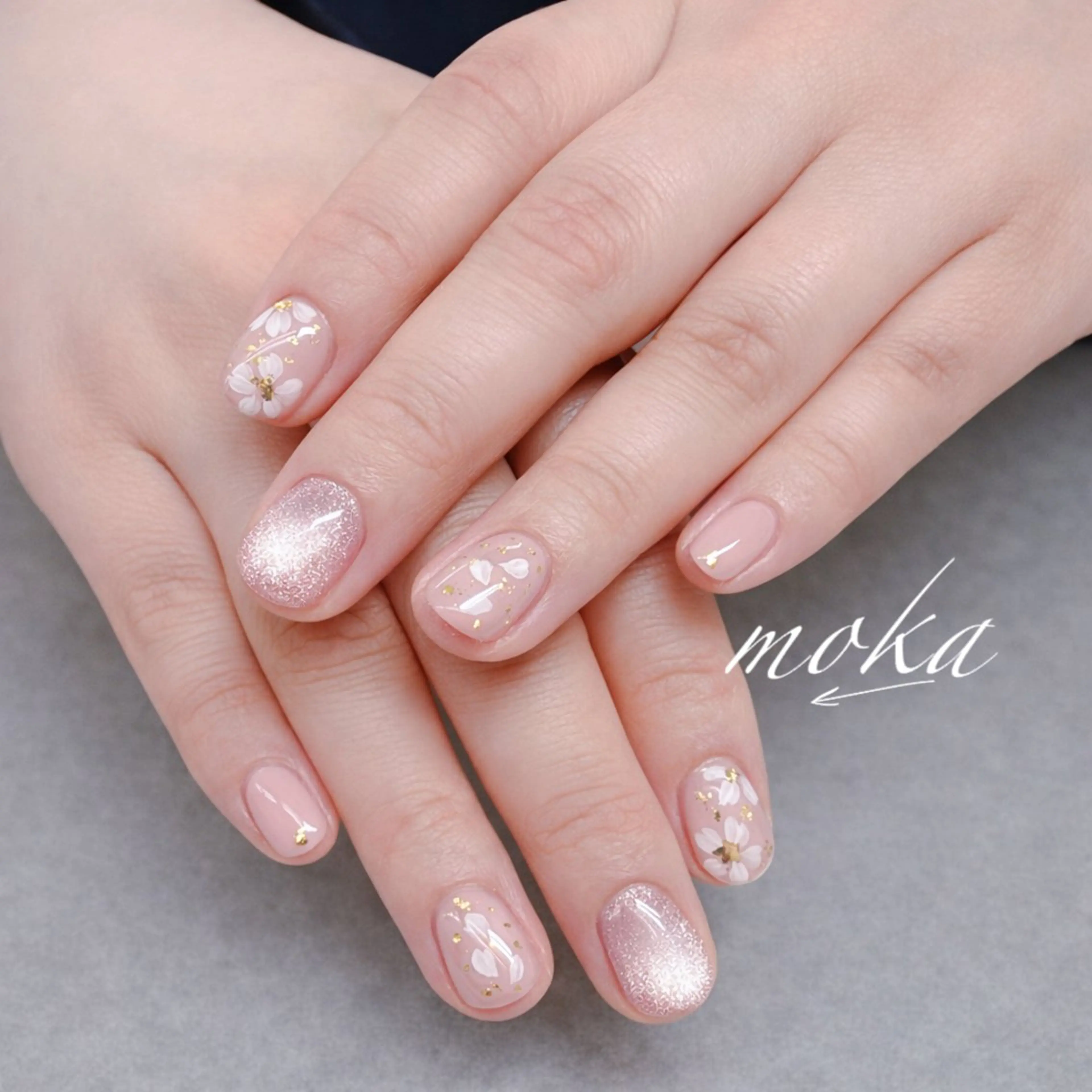 ネイル 胡蝶蘭レディースサロ ンNailMOKAのネイルデザイン