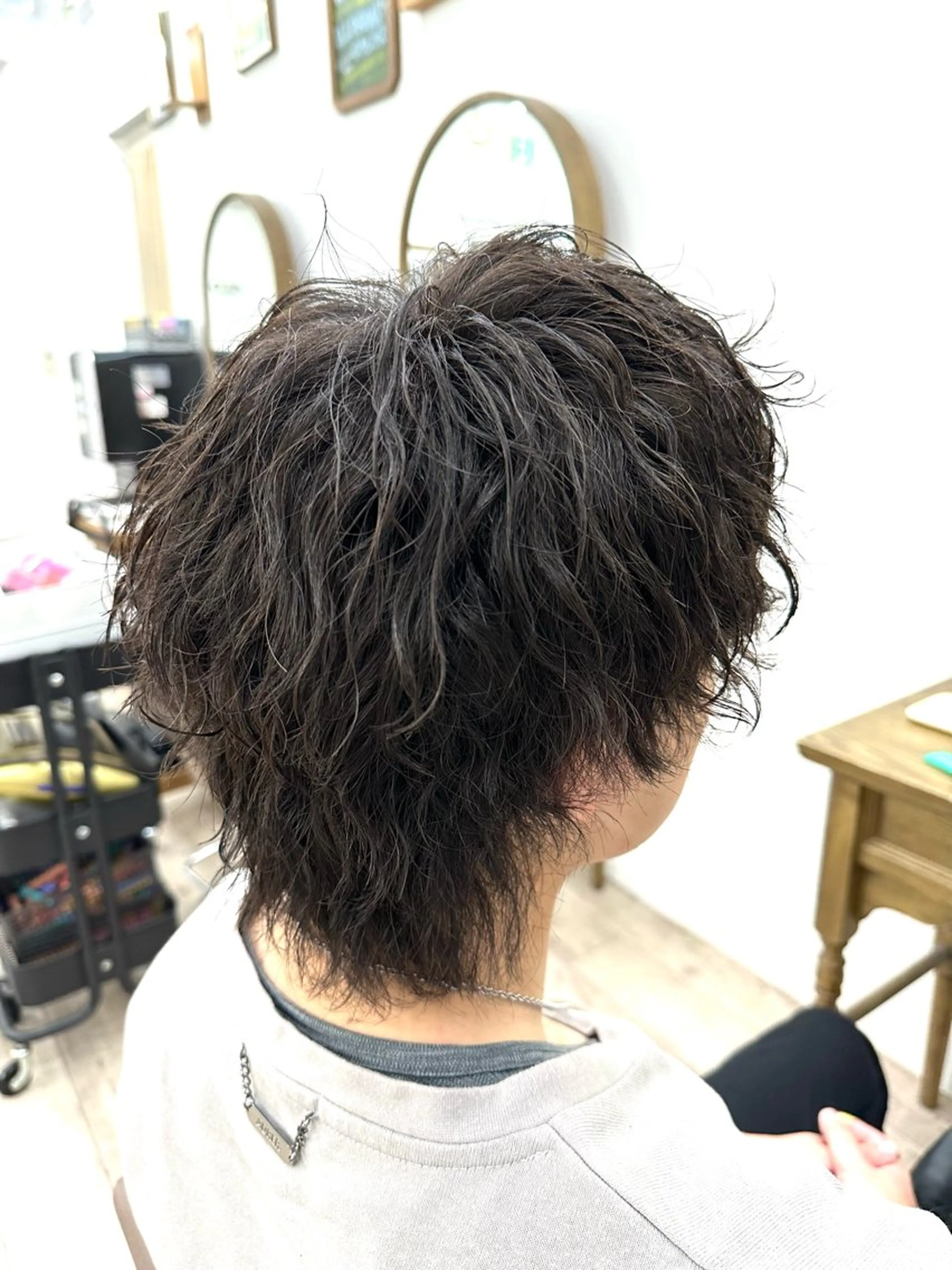 ショート メンズ カット パーマ jeuno【ジュノ】所属・樫崎 遼のヘアスタイル