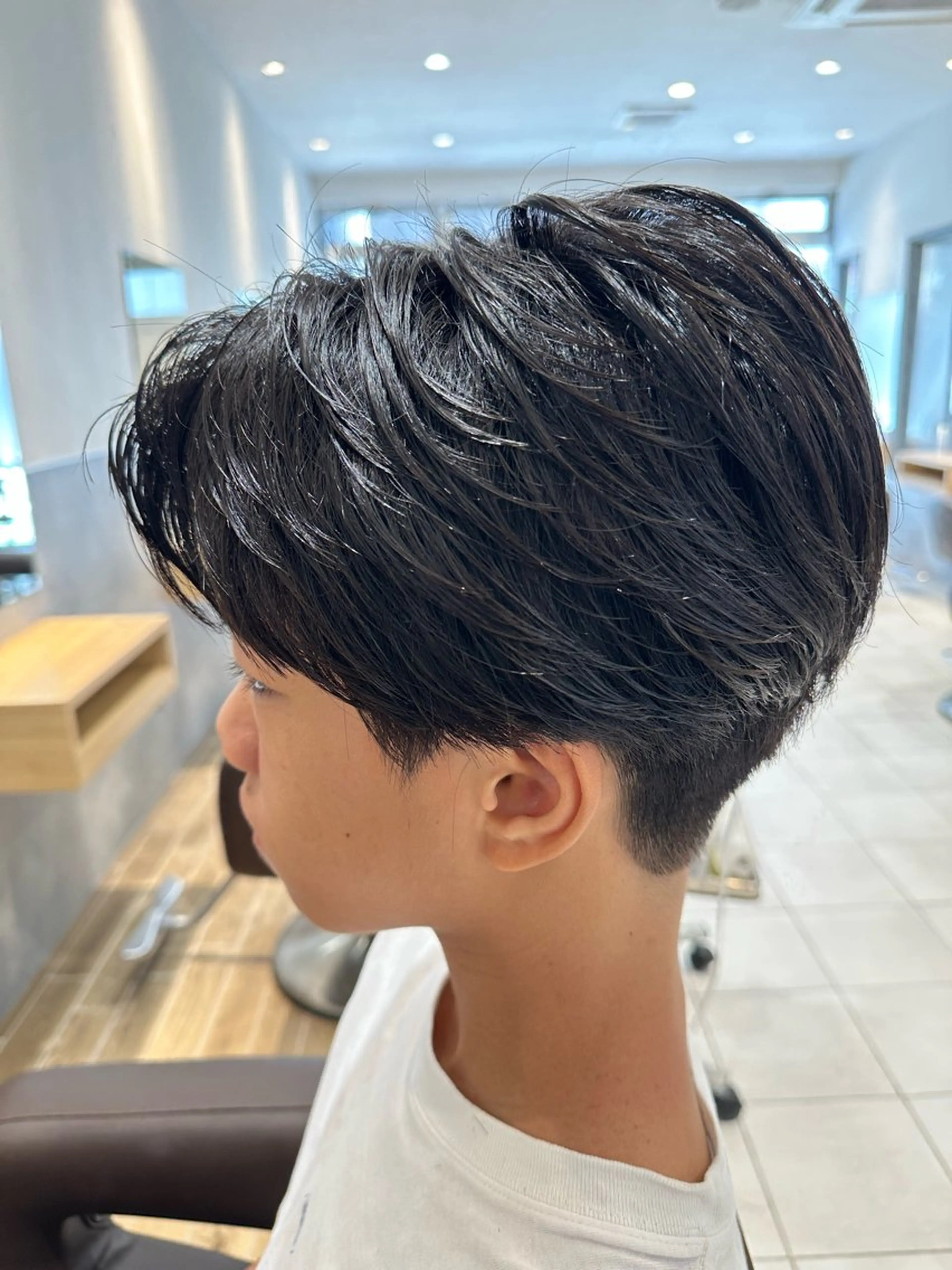 パーマ メンズ メンズパーマ 学生（メンズ向け） 学生 ニュアンスパーマ カット パーマ ヘアセット 市川透明感カラー &パーマ美容師Kaiのヘアスタイル