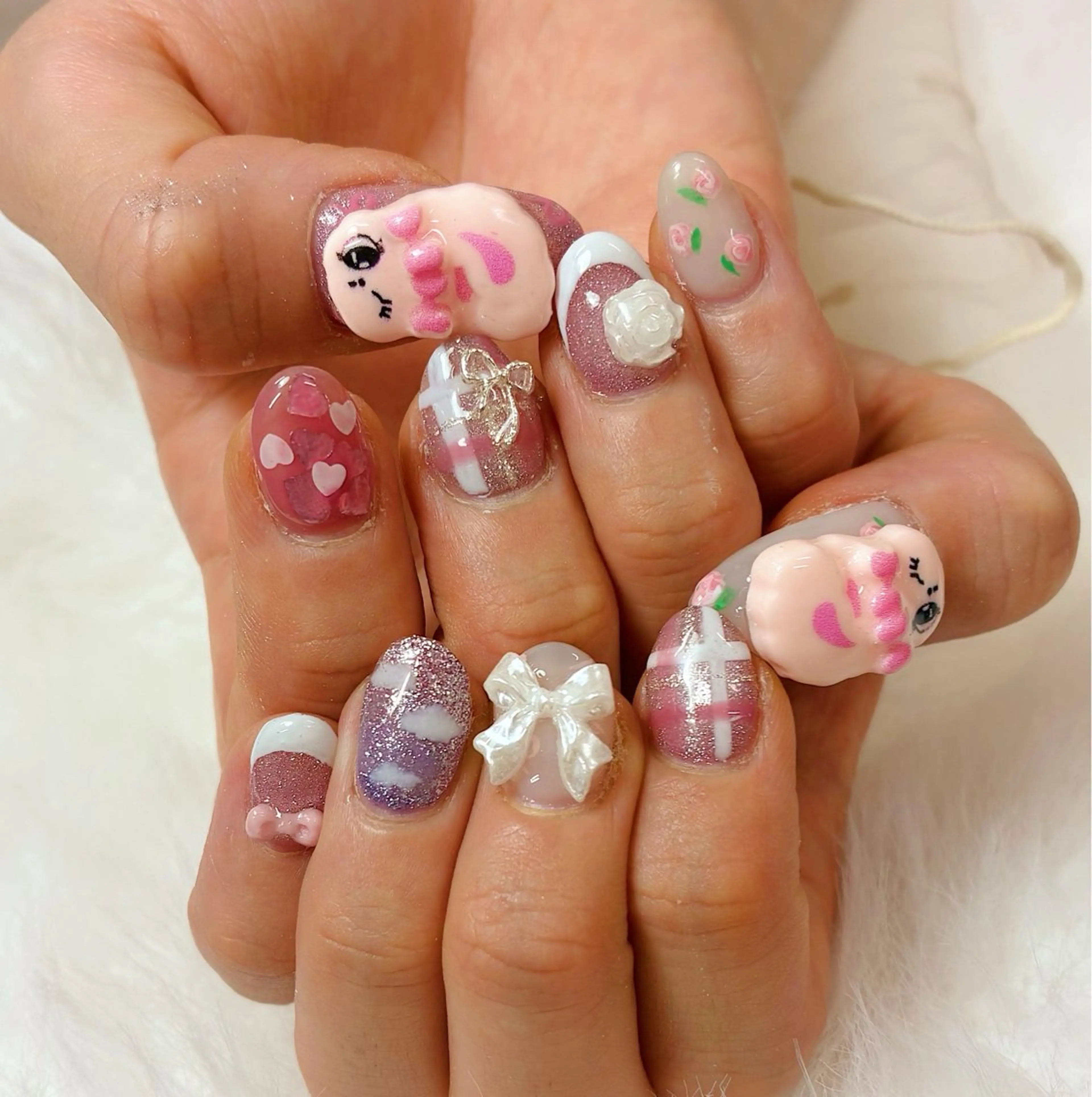 ネイル 持ち込み 🌴konami 4U NAIL🥥のネイルデザイン