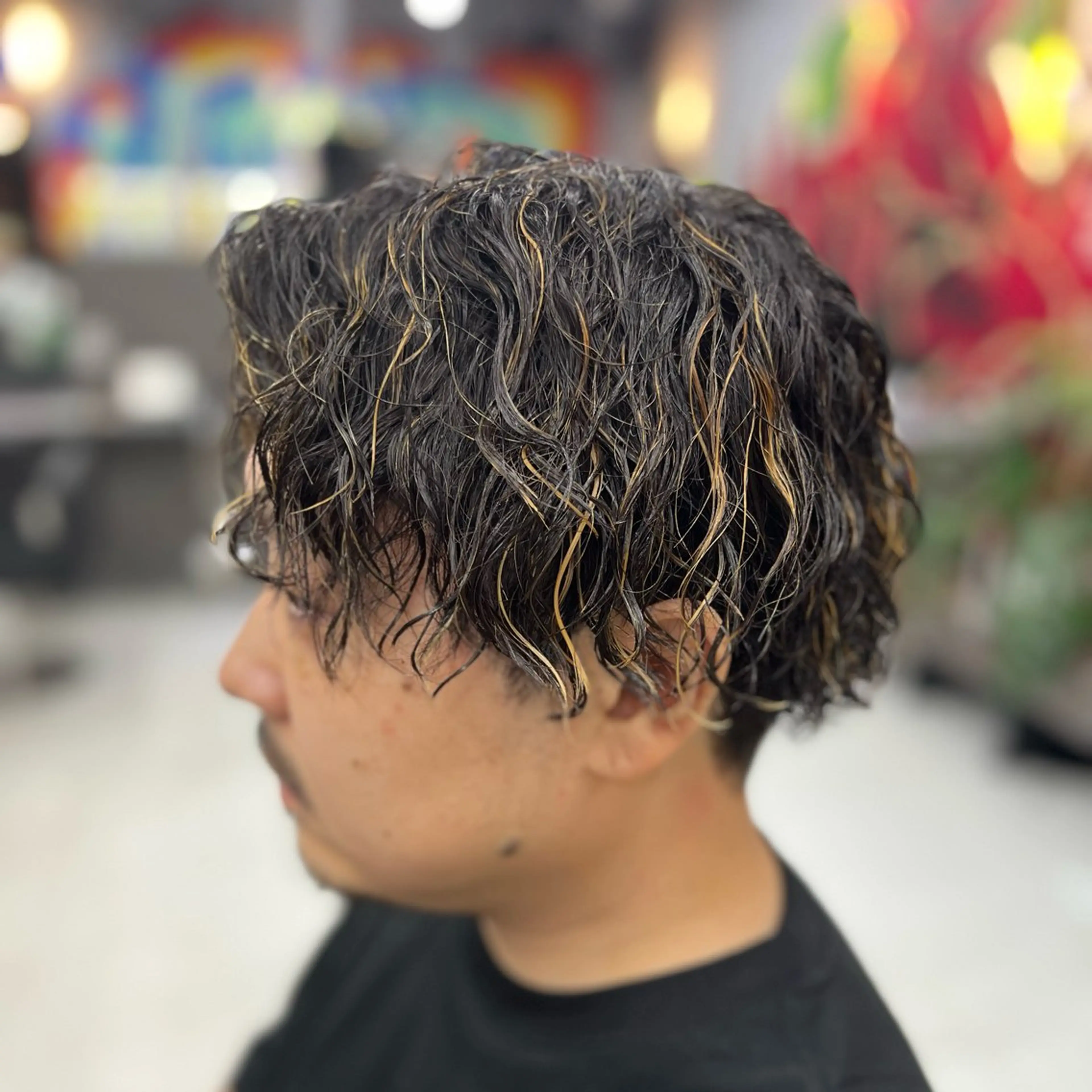 ショート カラー パーマ メンズ 錦糸町/Men's cutパーマ石川史弥のヘアスタイル