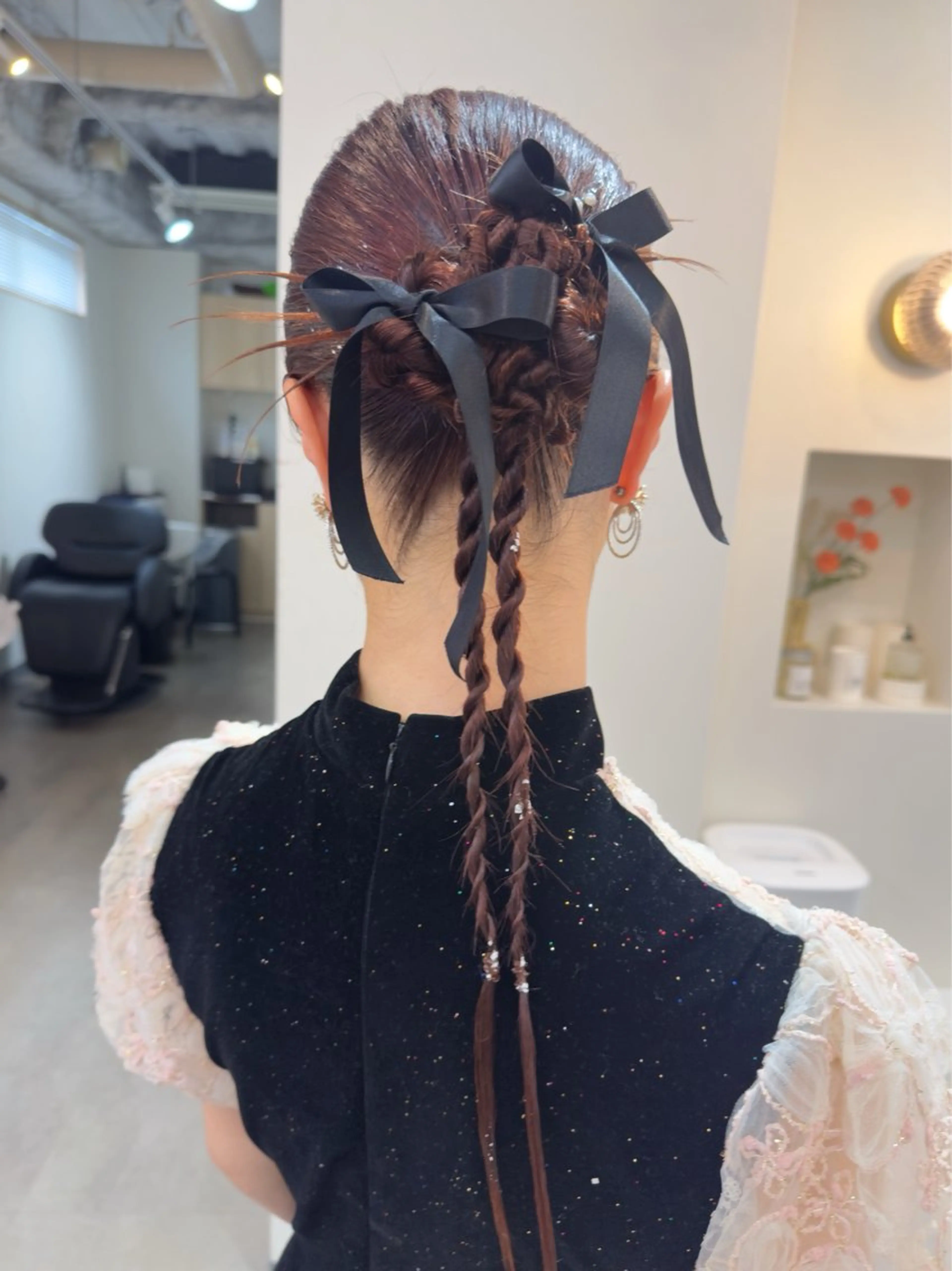 ヘアアレンジ 卒業式のヘアスタイル レイヤー/顔周り /いいぬまみかのヘアスタイル