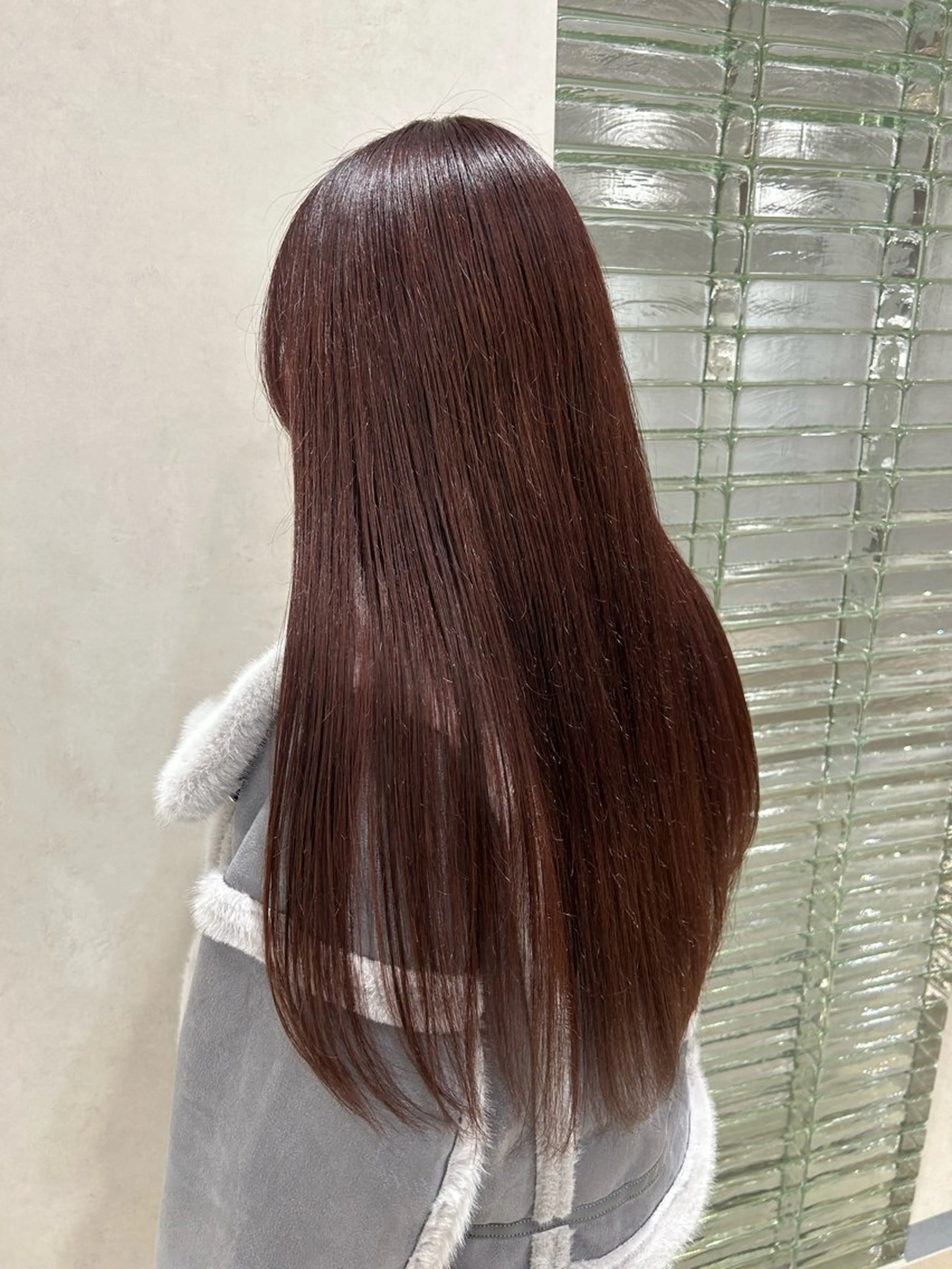 セミロング カラー ヘアアレンジ メンズ Salowin原宿ash所属・‎透明感×艶髪 ‎🫒maki🎀のヘアスタイル