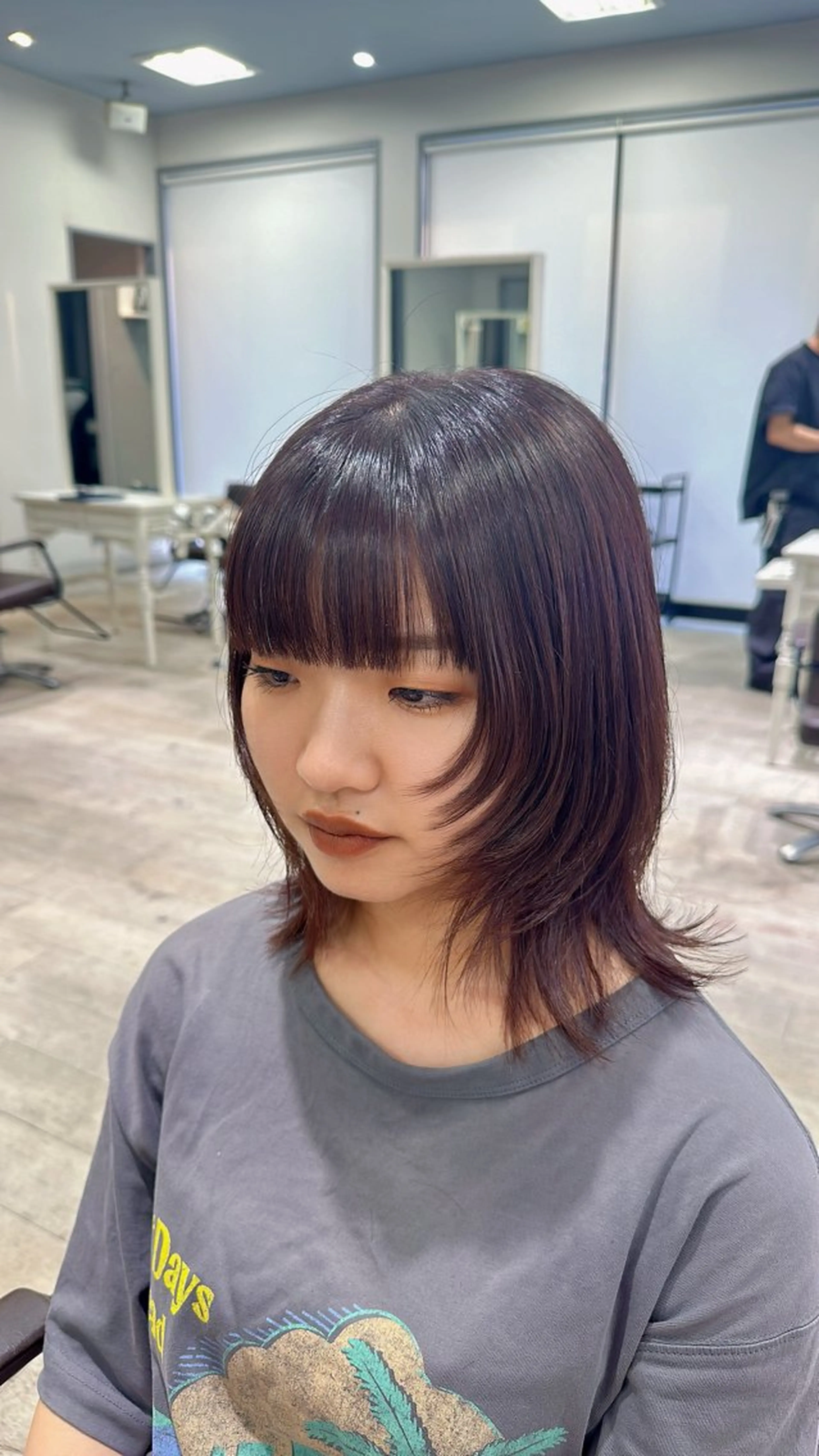 ミディアム LOVERIA KURUME所属・村上 佳織のヘアスタイル