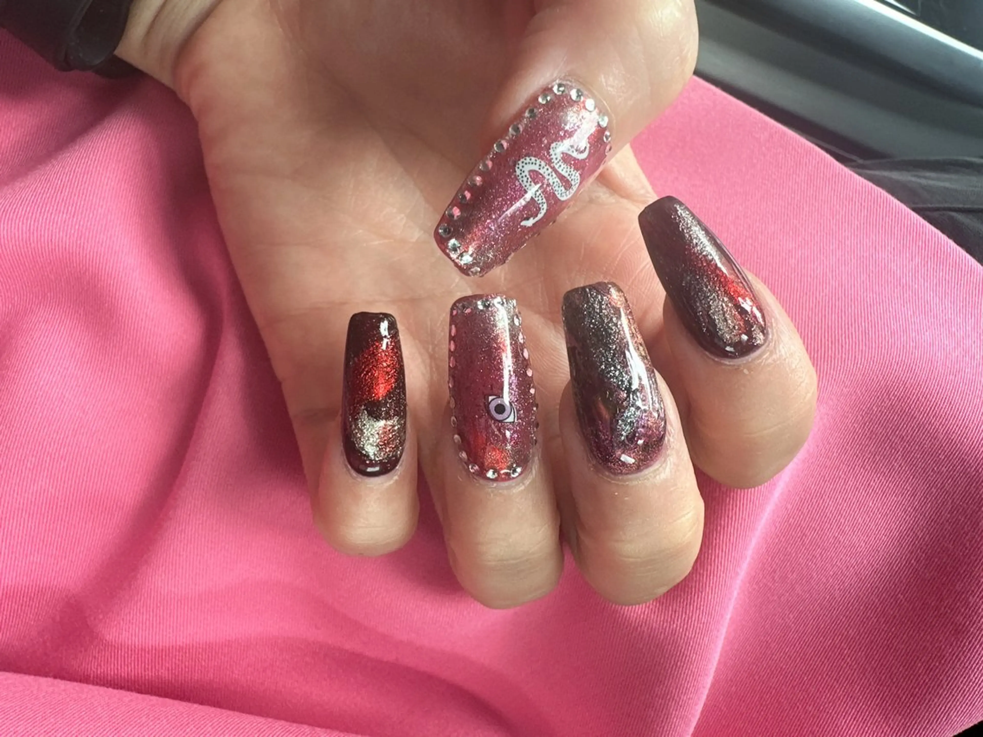 ネイル ジェルネイル マグネットネイル ニュアンスネイル スカルプネイル ストーンネイル Jam〜nail＆eyelash所属・Jam Nail Seiraのマツエク・マツパデザイン