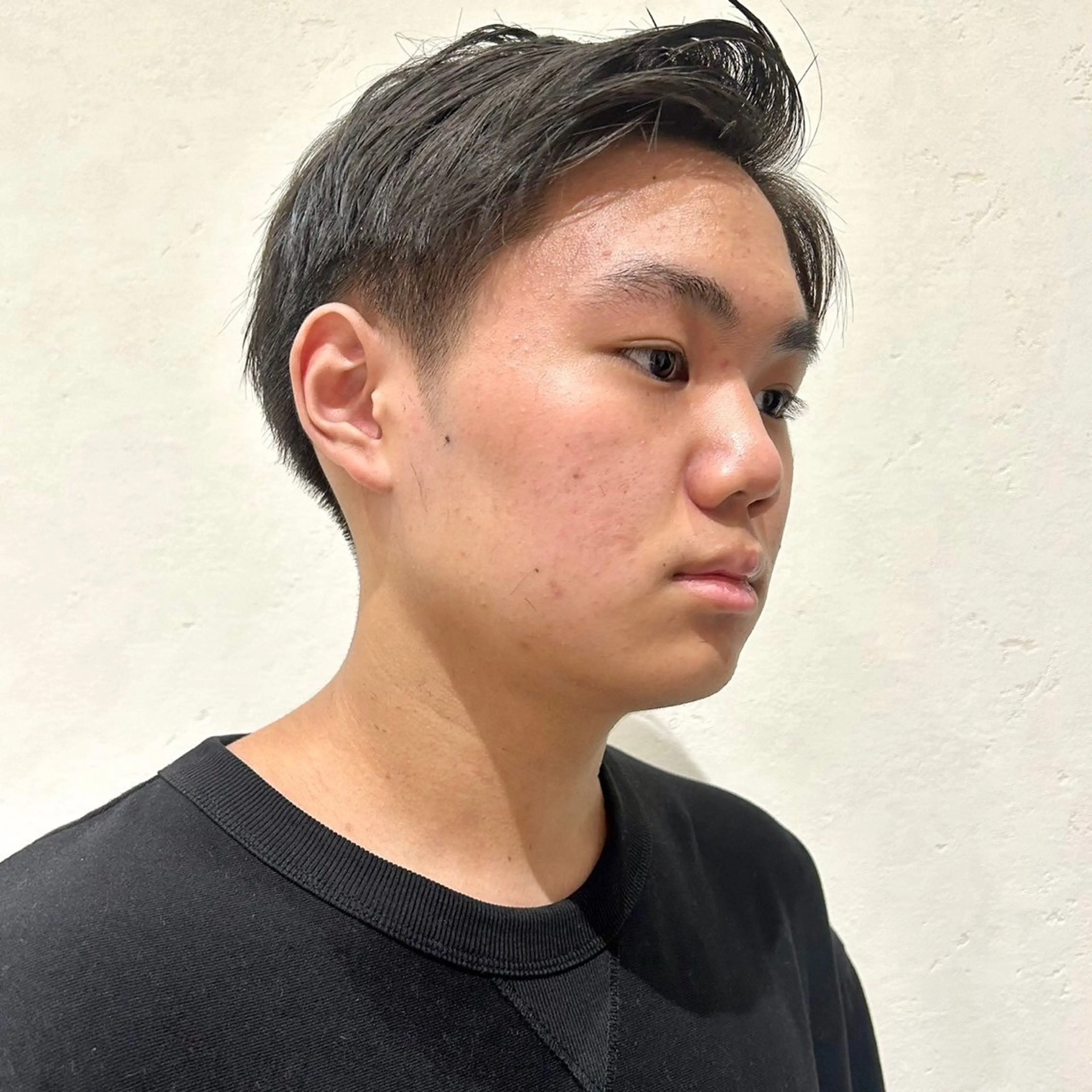 メンズ センターパート マッシュ メンズパーマ スパイキーショート ツーブロック カット 🍒中川葵久美🍒 メンズ/パーマのヘアスタイル