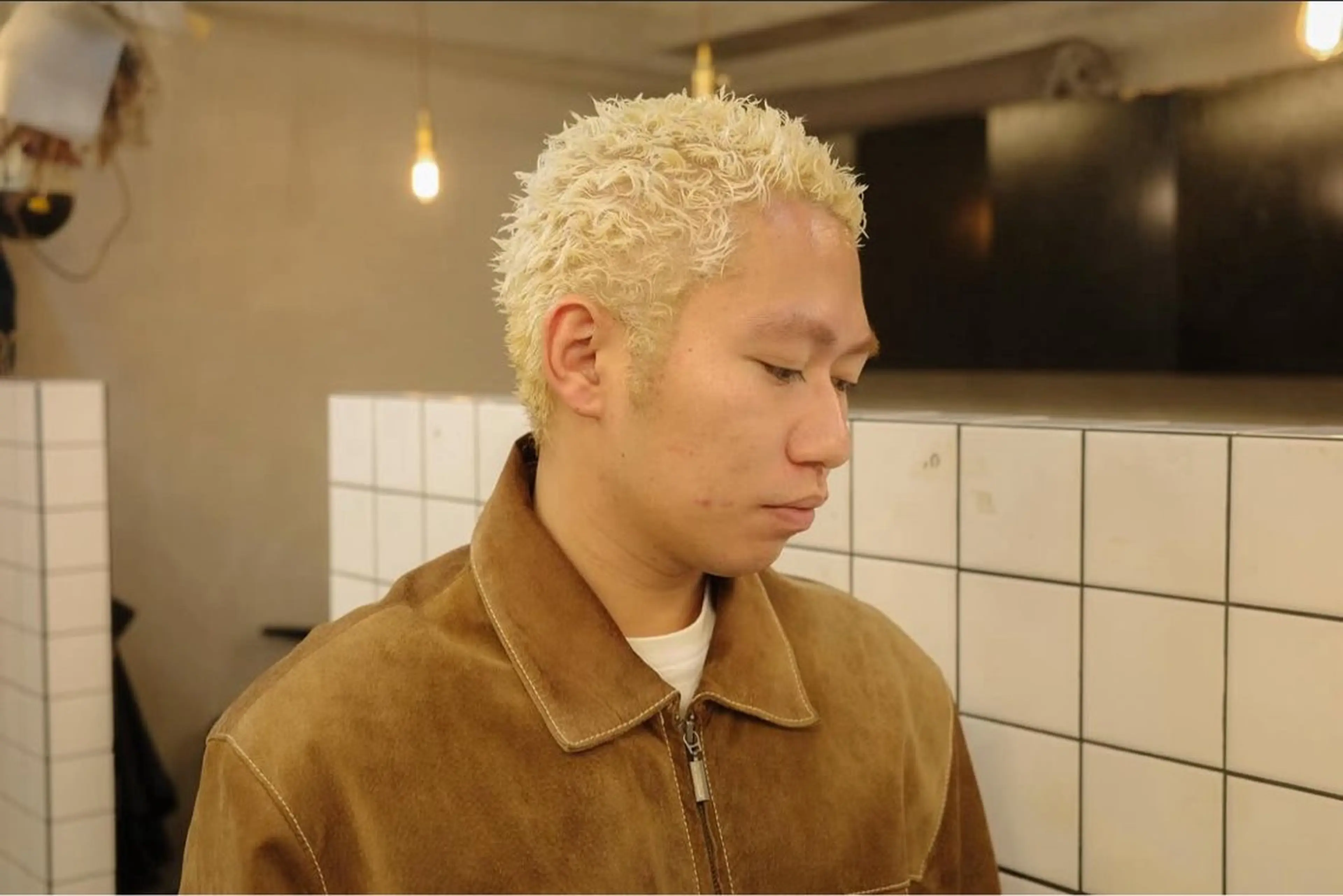 【men's限定】カット＋ブリーチ＋イージードリルの写真