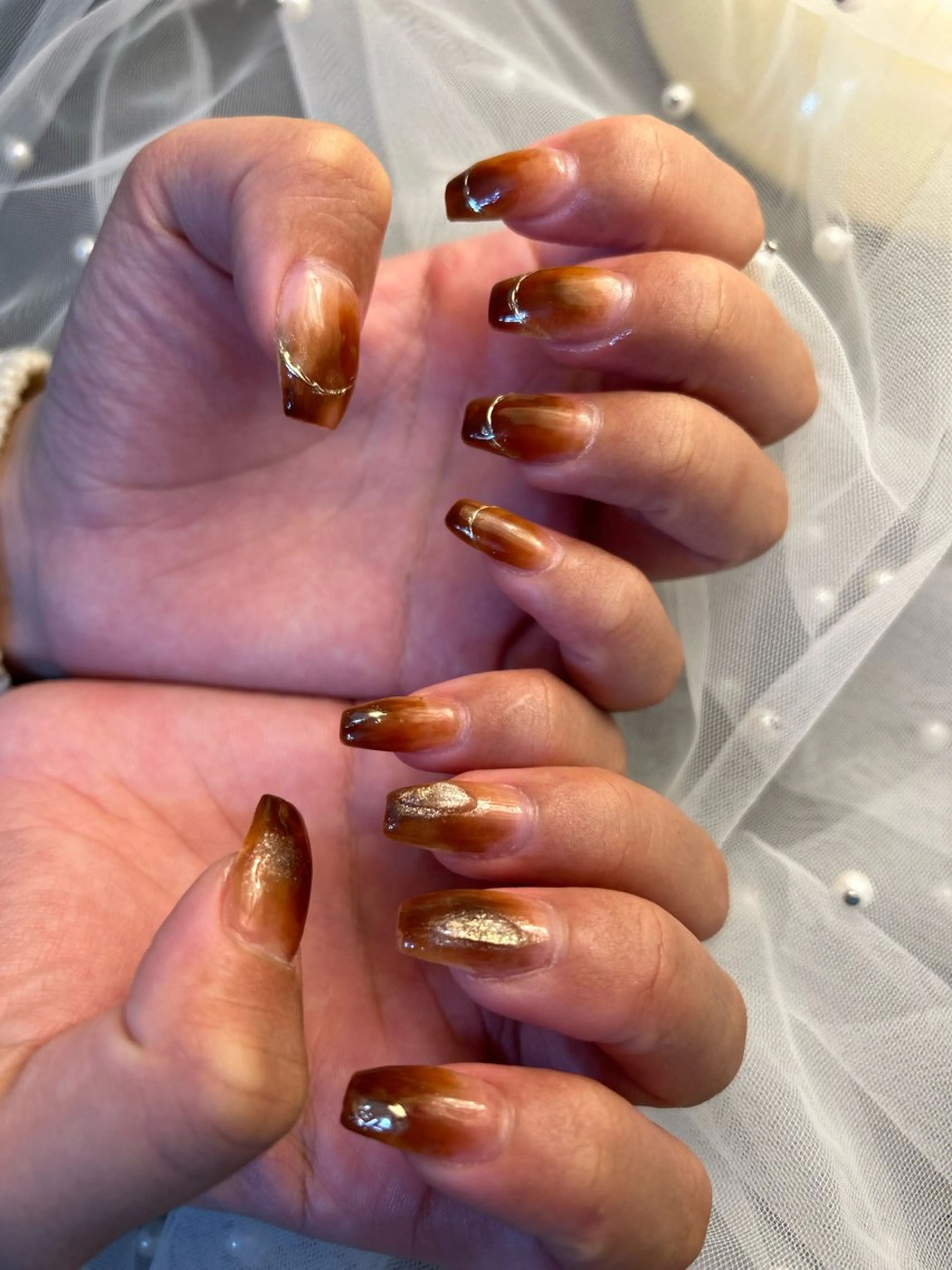 ネイル ハンドネイル フットネイル ✴︎ Delightのネイルデザイン