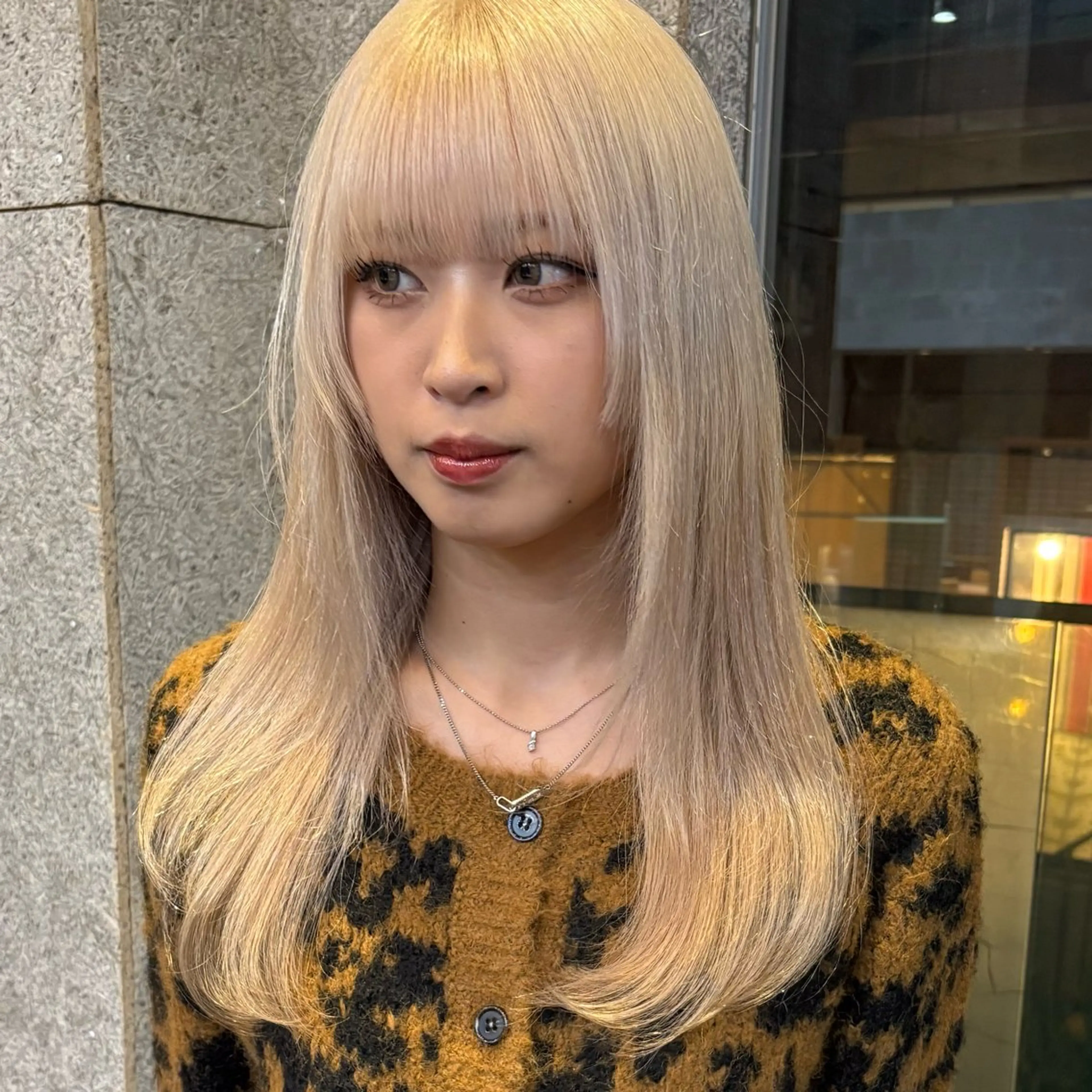 ロング カラー ヘアアレンジ 🧚‍♀️透明感カラ ー/渡邉日向💔🎀のヘアスタイル