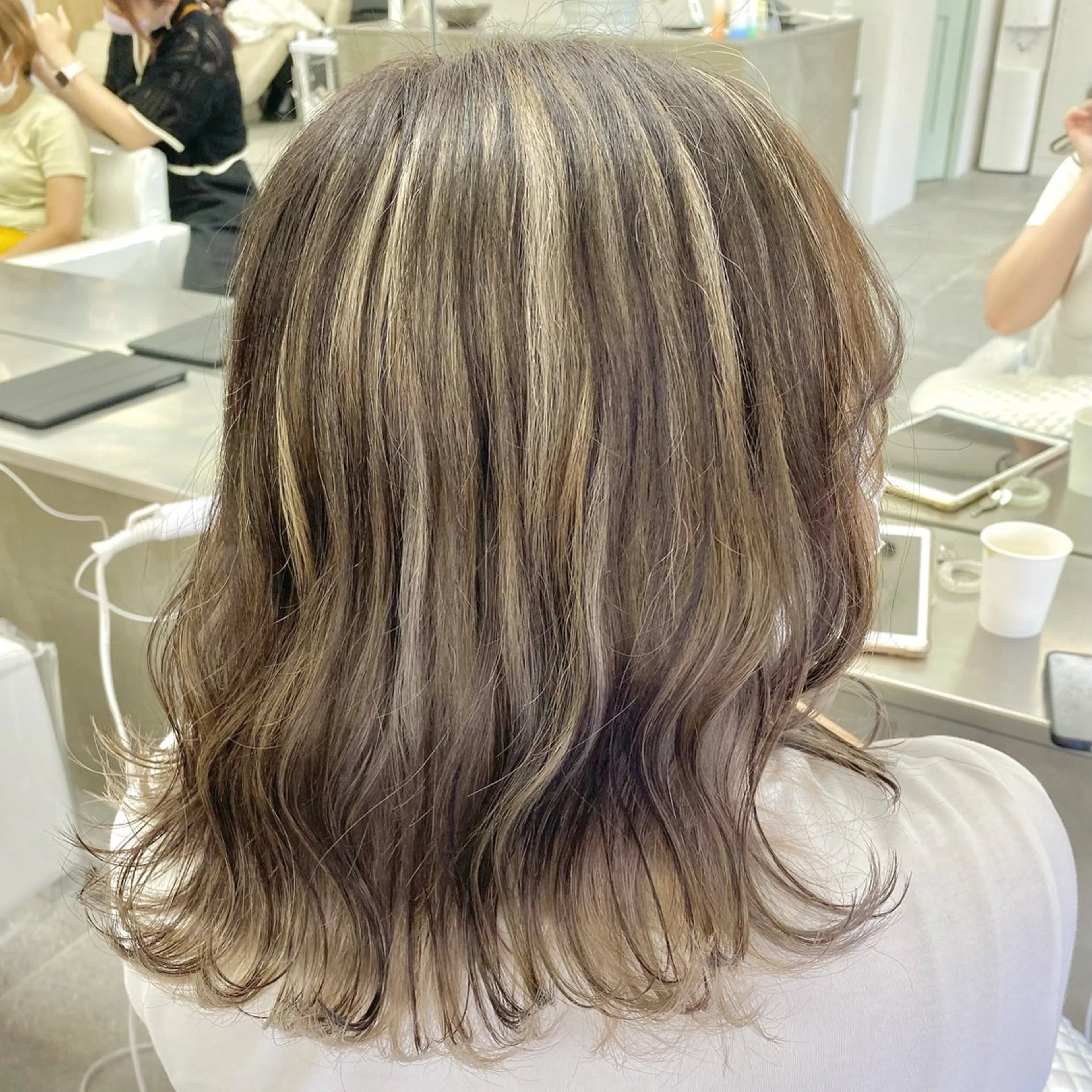 ミディアム カラー ヘアアレンジ 💫お呼ばれヘア💫 髪質改善✨トモエ市川のヘアスタイル