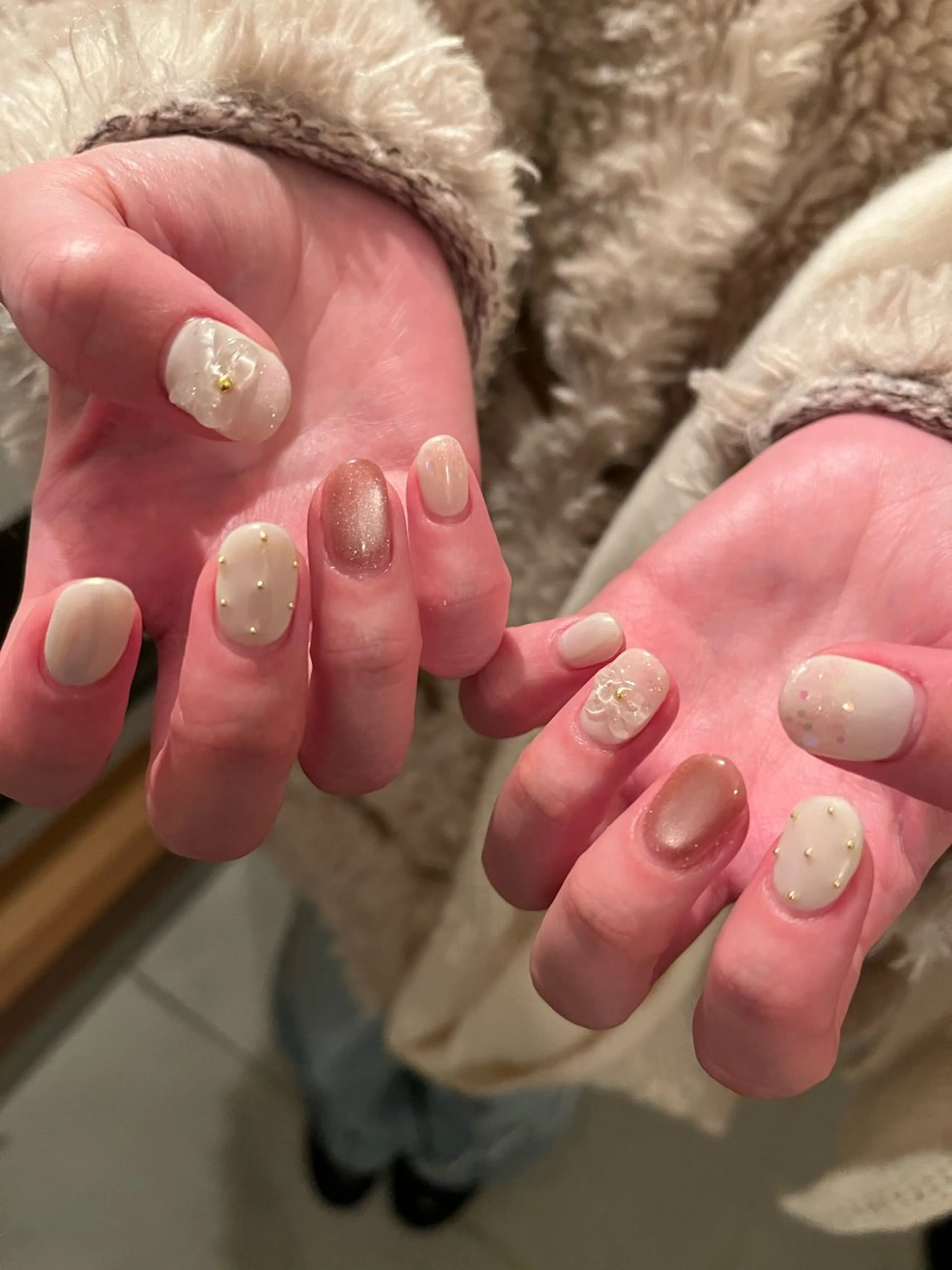 ネイル ピンク K Aのネイルデザイン