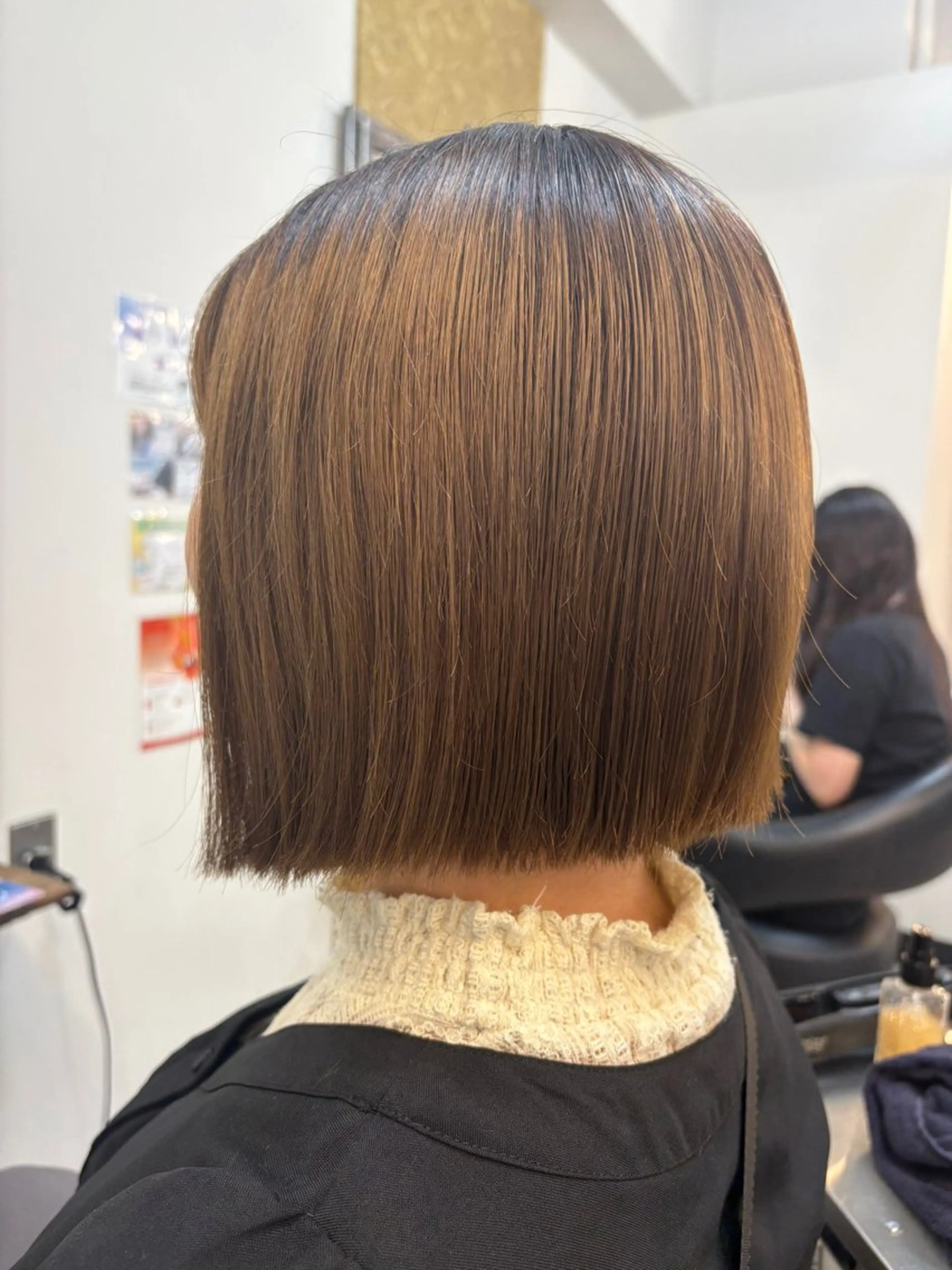 レイヤー/切りっぱな しボブ✨️みずか💜のヘアスタイル