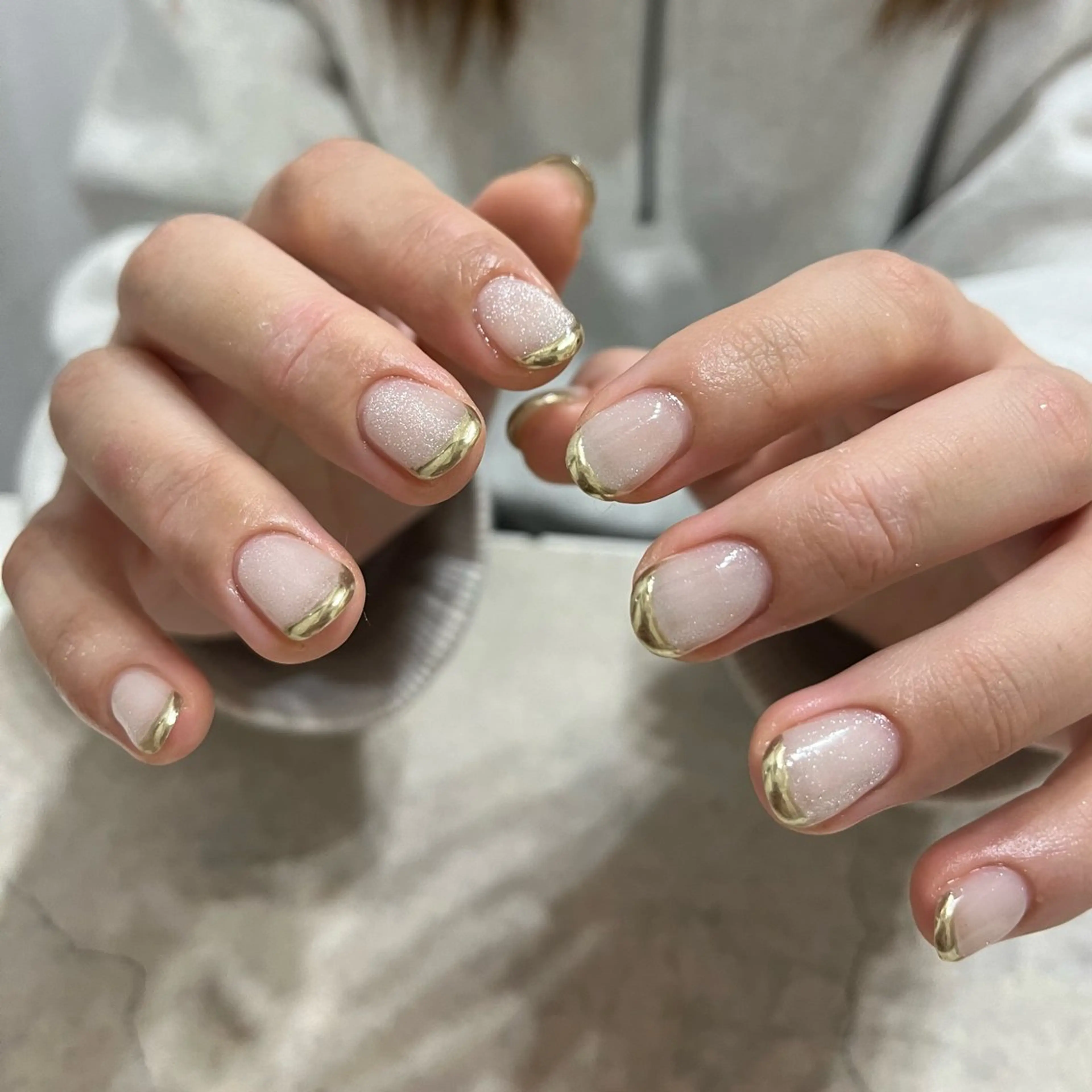 ネイル グリーン マグネットネイル ハンドネイル nail salon O (en)所属・vegh. nail／阿波座のネイルデザイン