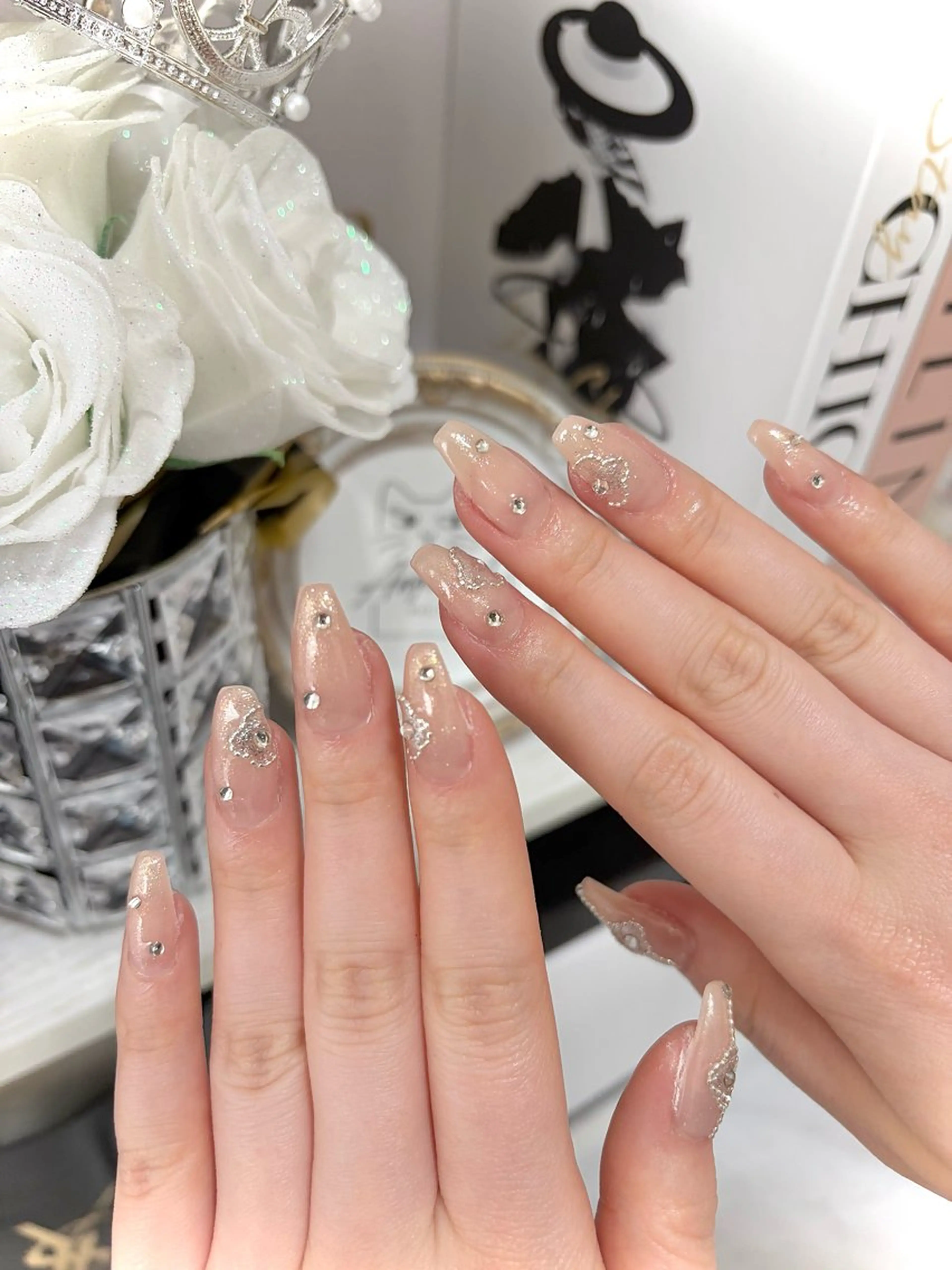 ネイル 持ち込み ハンドネイル Angel tailのネイルデザイン