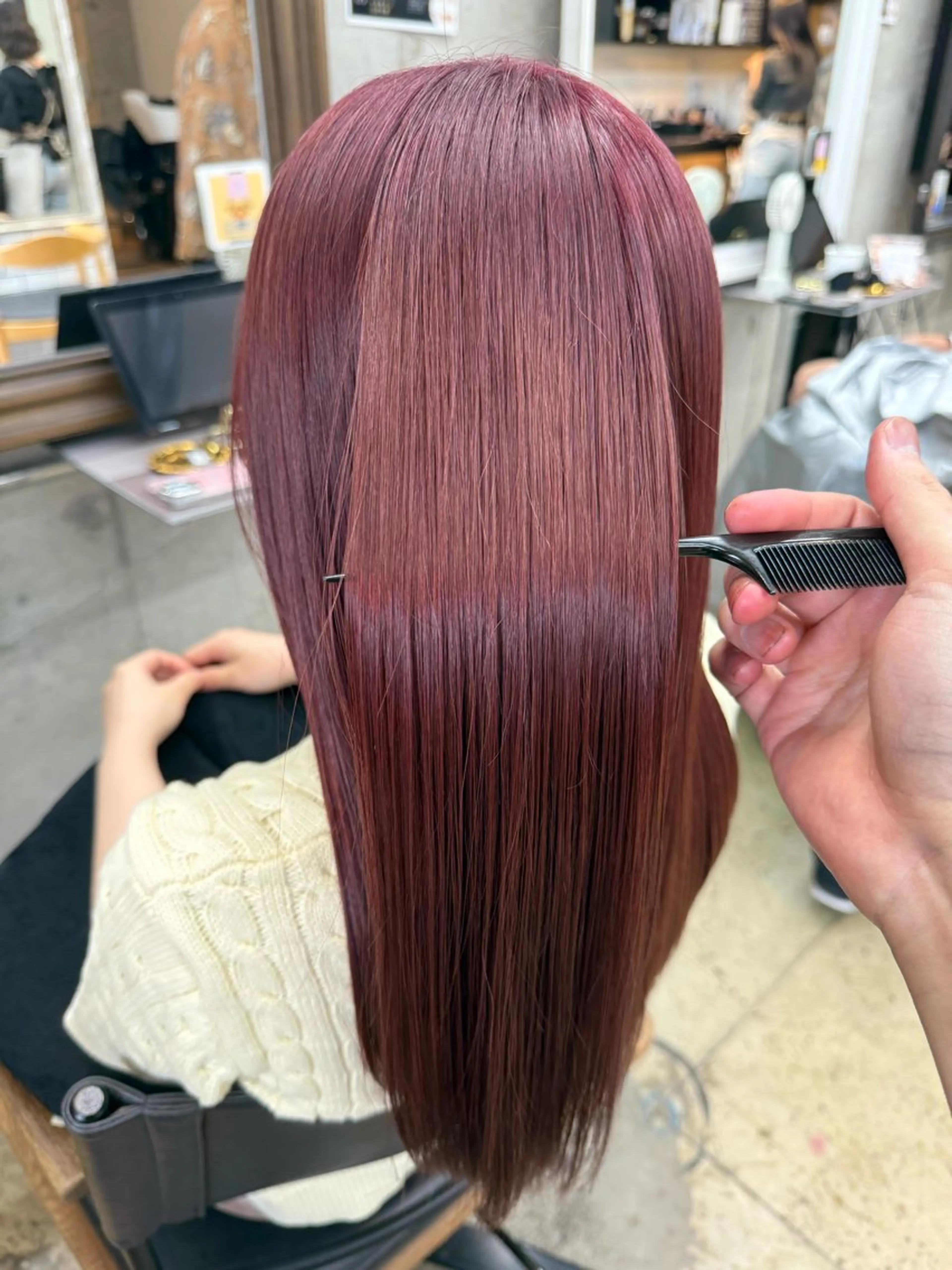 ロング カラー カット ヘアカラー 吉川 慶斗のヘアスタイル