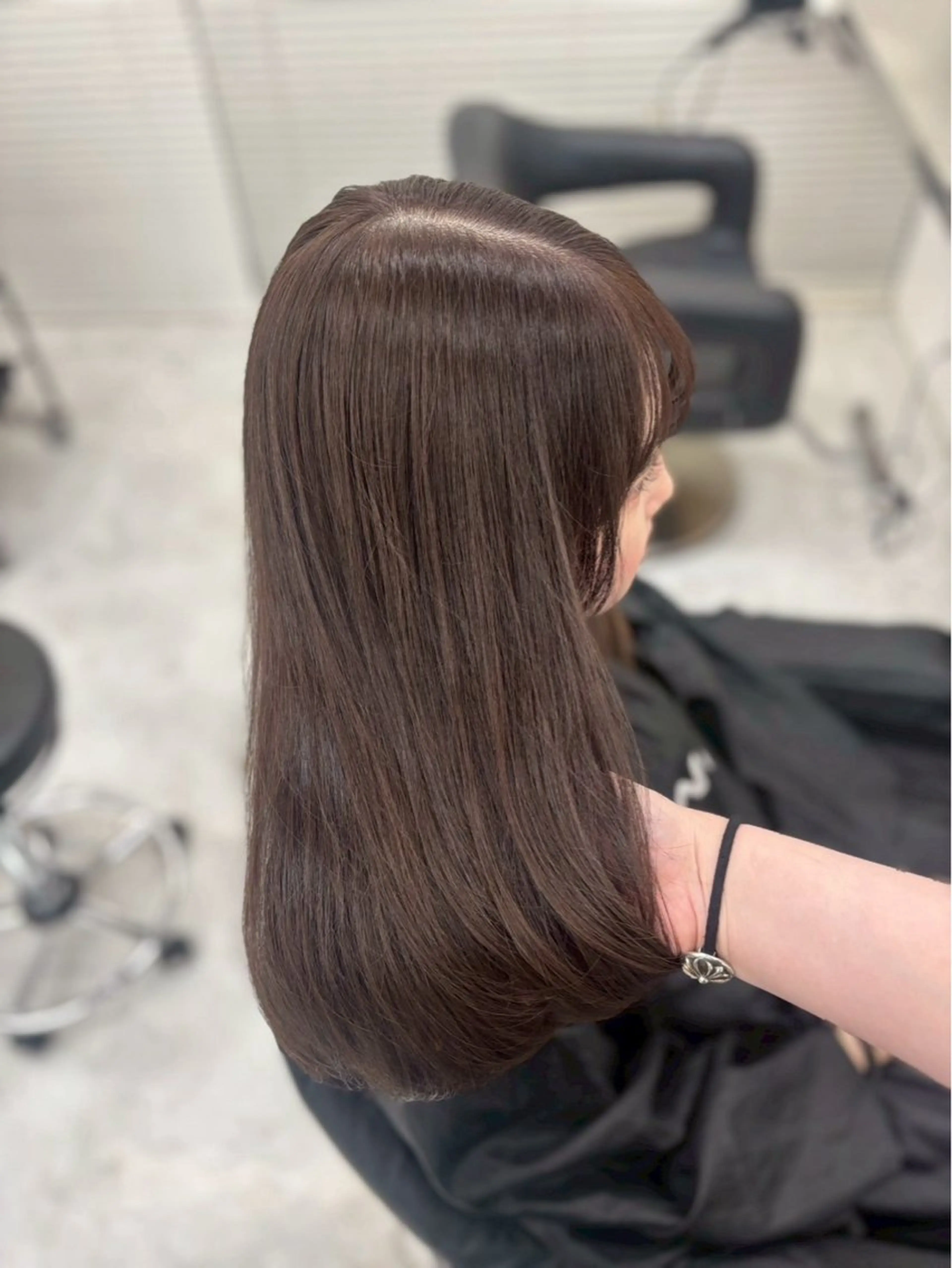 ロング カラー ヘアカラー ヘアセット 上品モテヘア🩶 karen🩶のヘアスタイル