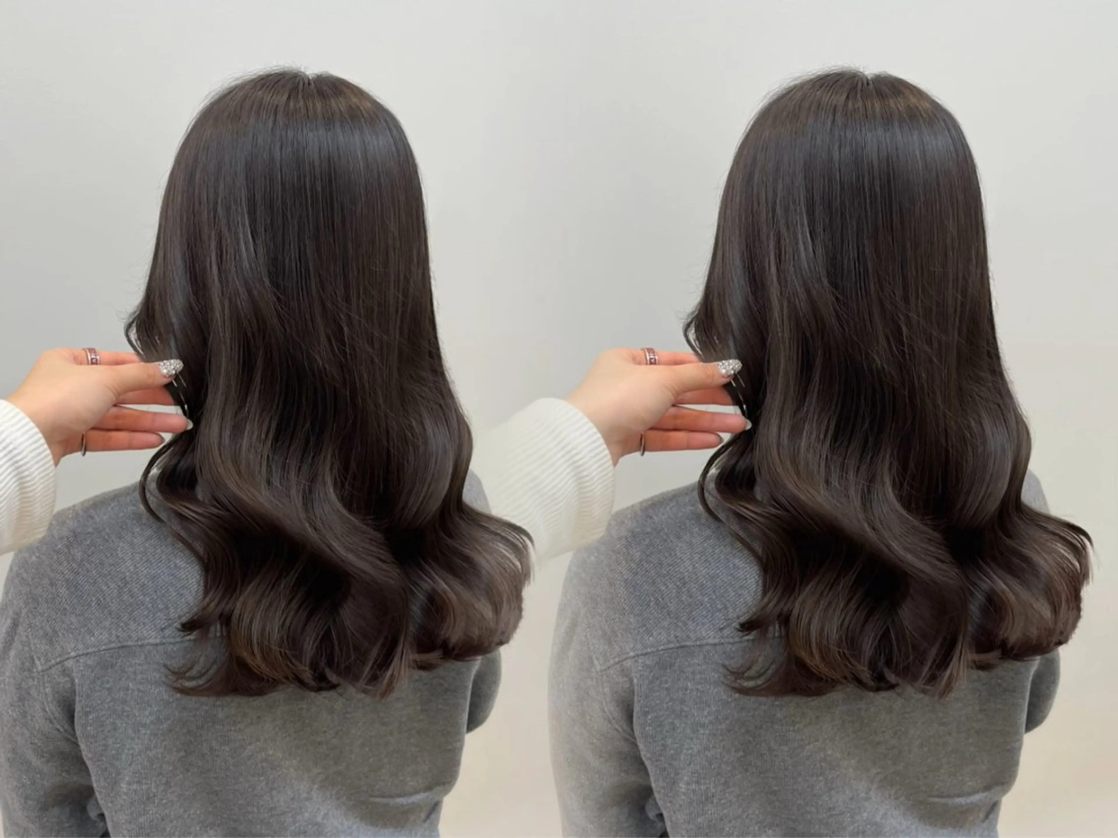 【白髪染め⭕️】リタッチカラー➕💎選べる髪質改善トリートメント💎5980~【仙台】の写真