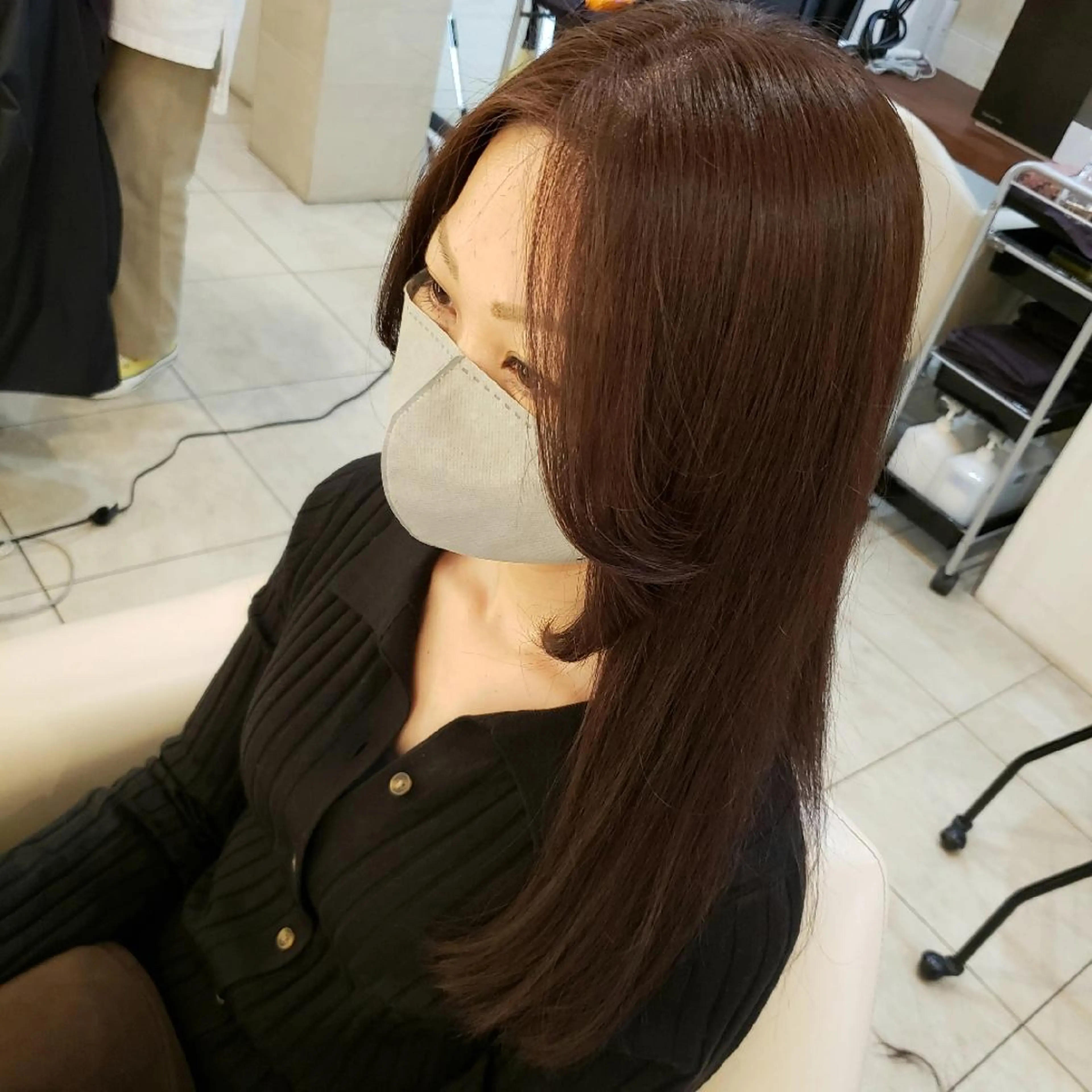 似合わせカット✂️+フルカラー👩+ヒト幹細胞ヘッドスパ💤の写真