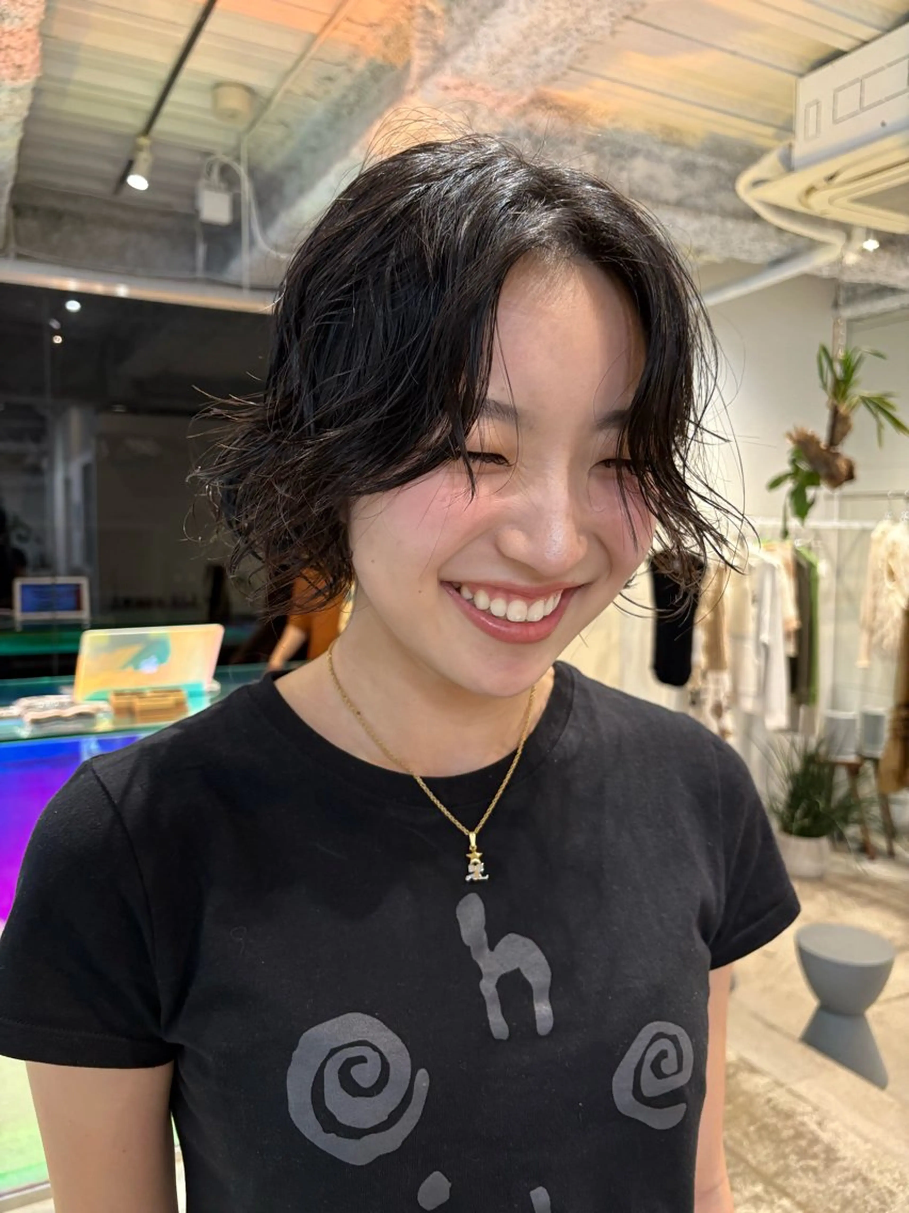 ミディアム パーマ ANY/ Nanaのヘアスタイル