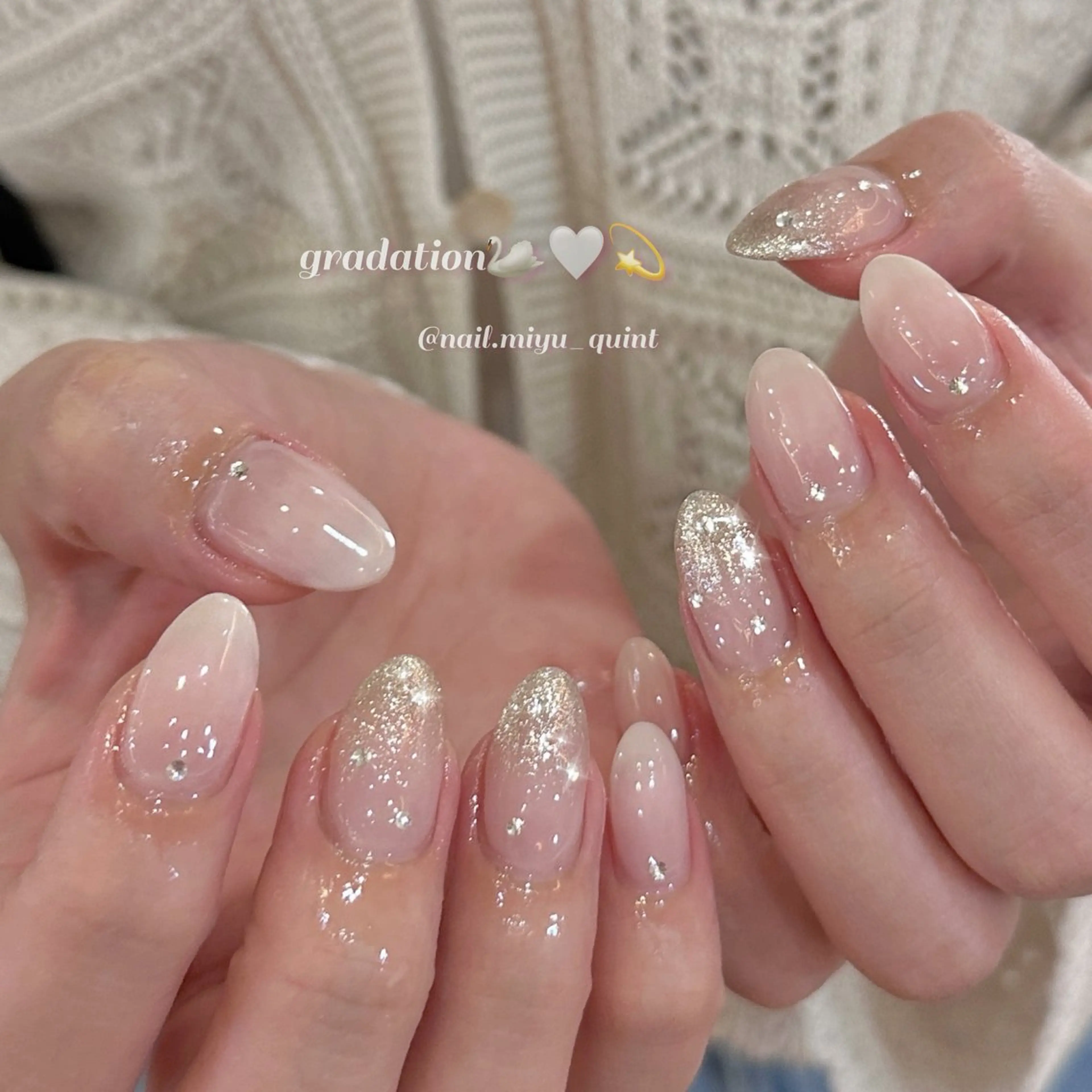 ネイル 𝕄𝕚𝕪𝕦🤍 自由が丘⌇パラジェルのネイルデザイン