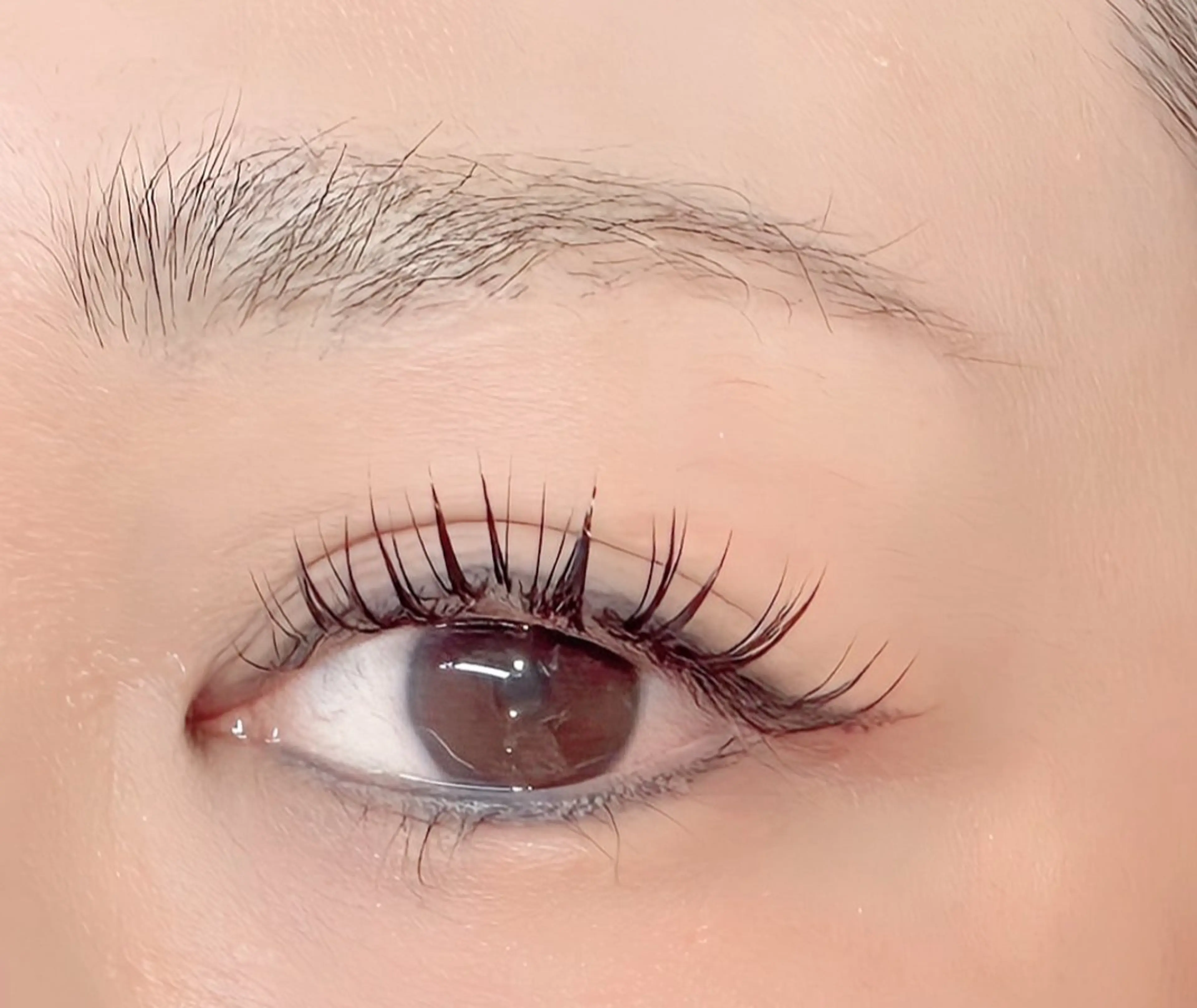 マツエク・マツパ 目尻長め cure津田沼 イナガワのマツエク・マツパデザイン