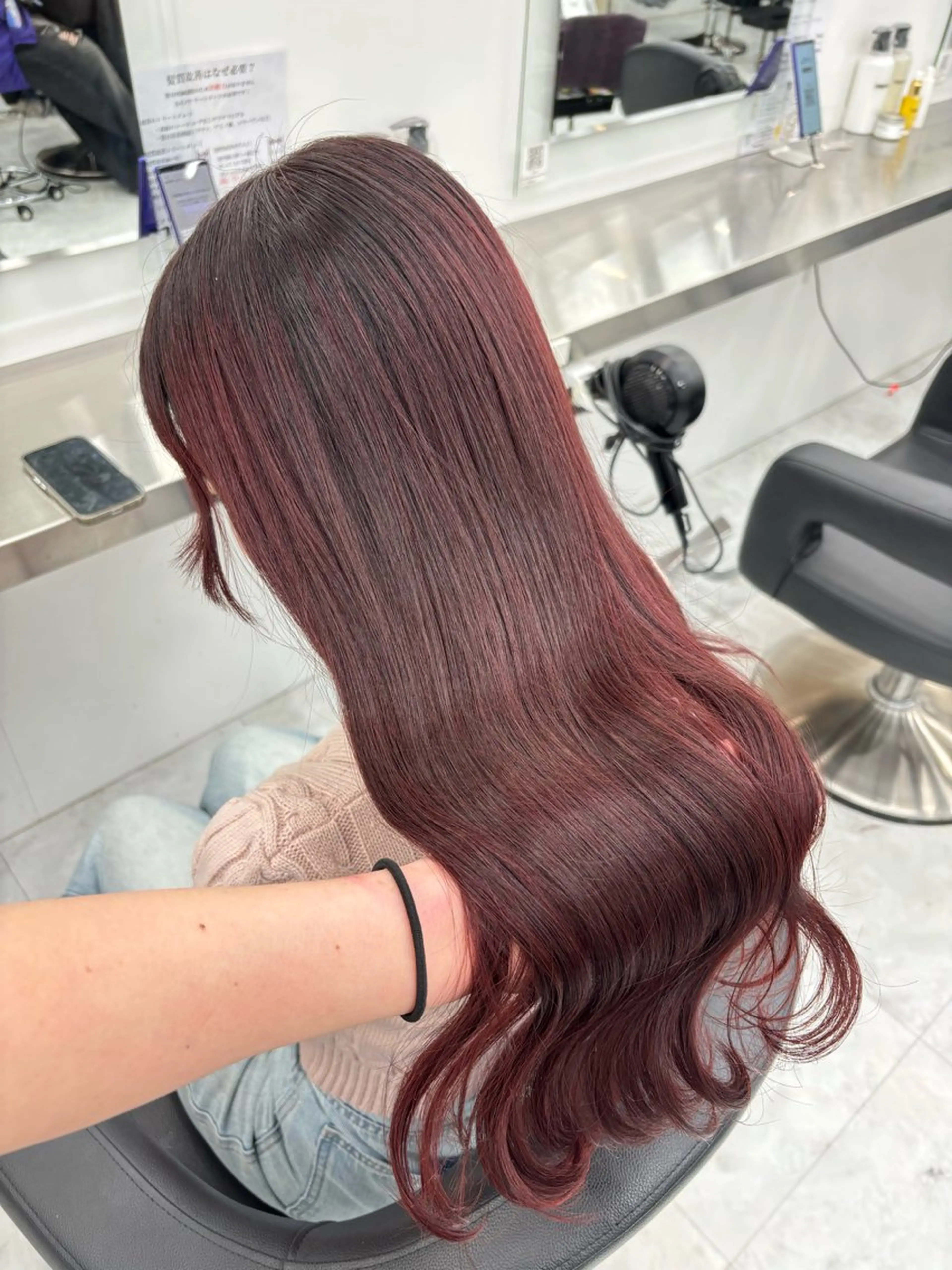 カラー ヘアカラー トリートメント Wカラー/暖色/べ ージュりく©︎🐝のヘアスタイル