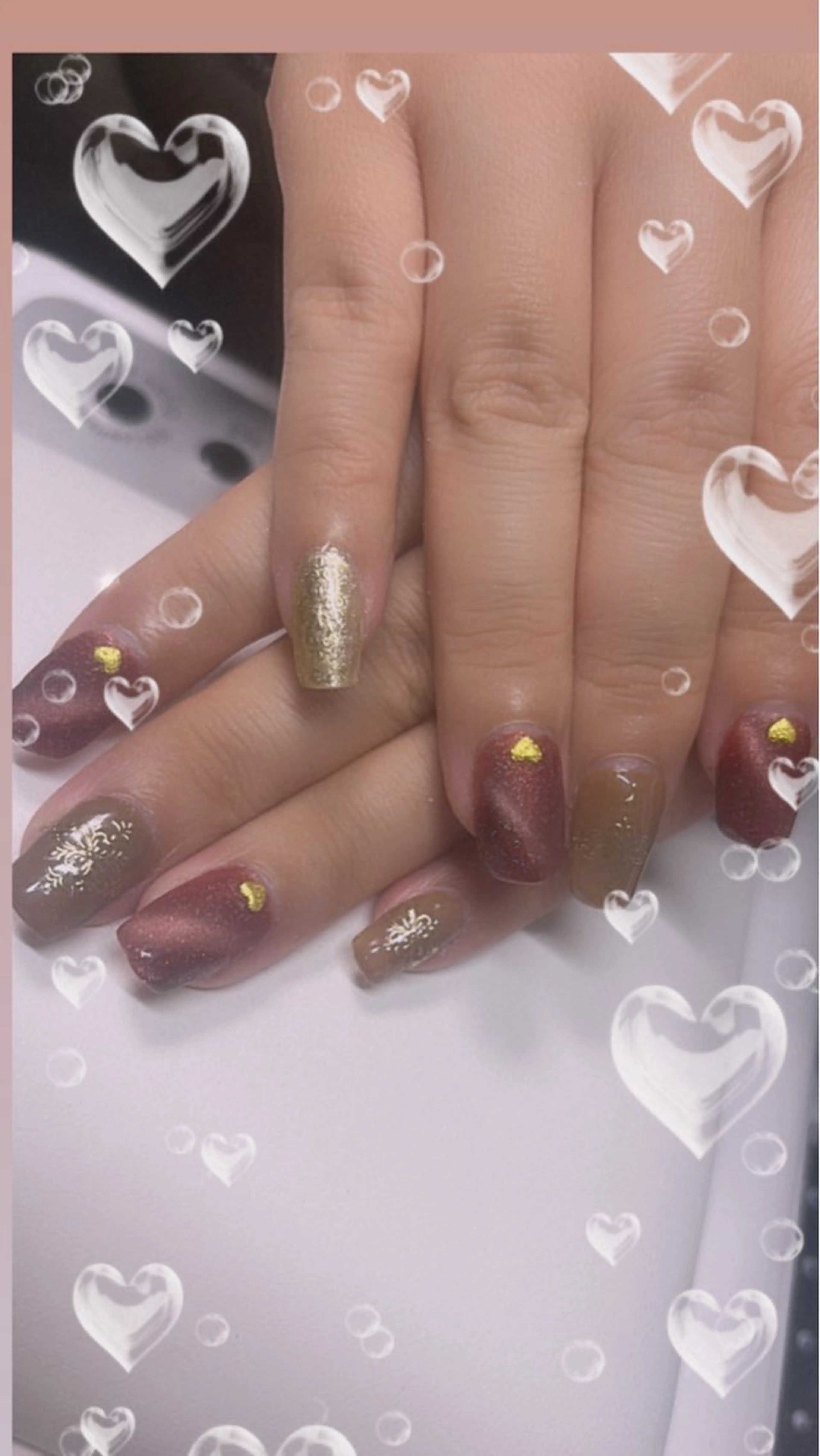 ネイル マグネットネイル NailSalona.k.a所属・k CHIORIのネイルデザイン
