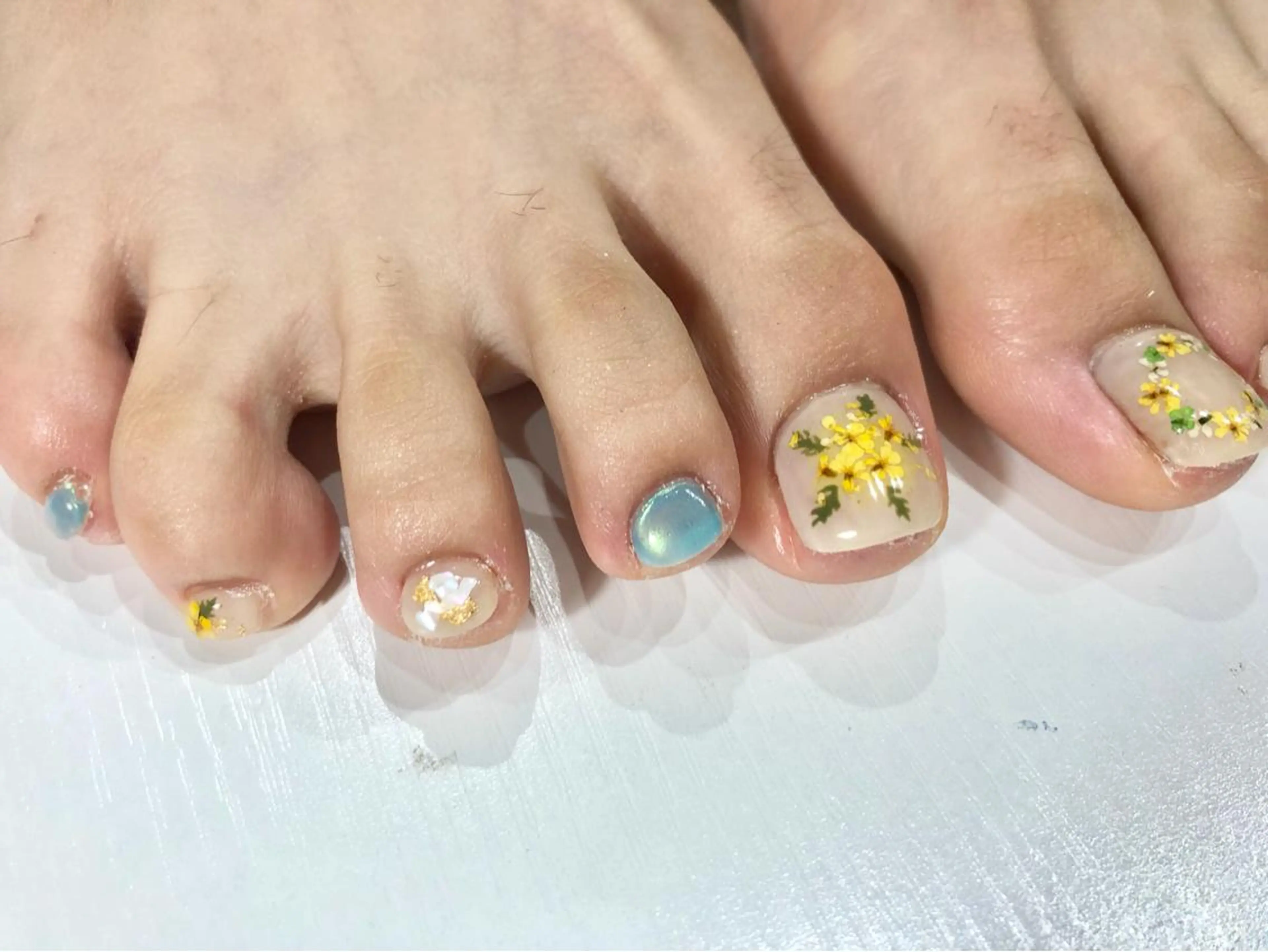 ［オフあり］ALLデザイン自由フットネイルの写真