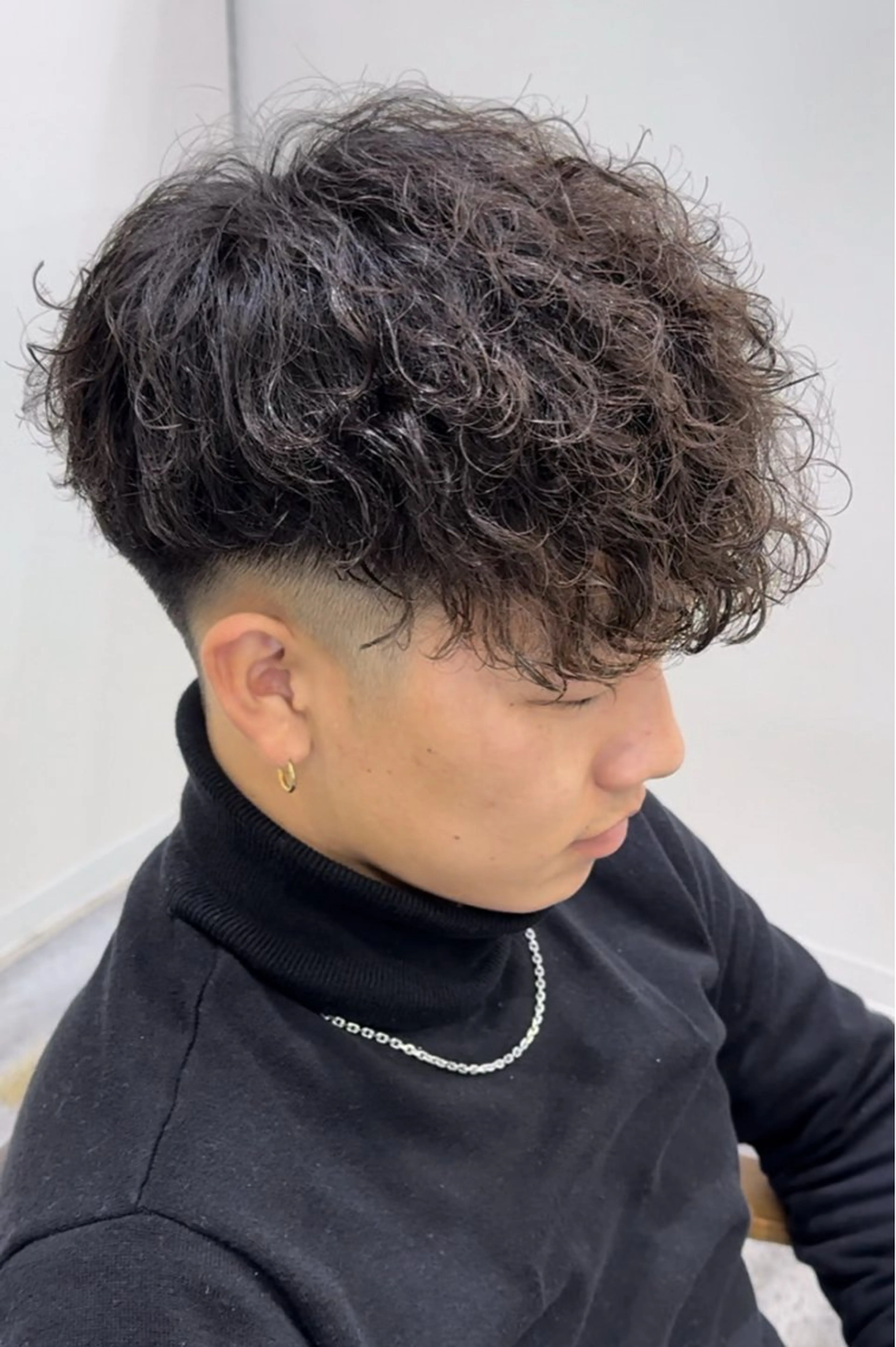 ショート パーマ メンズ カット パーマ 【メンズ特化】岩瀬 武【メンズパーマ】のヘアスタイル