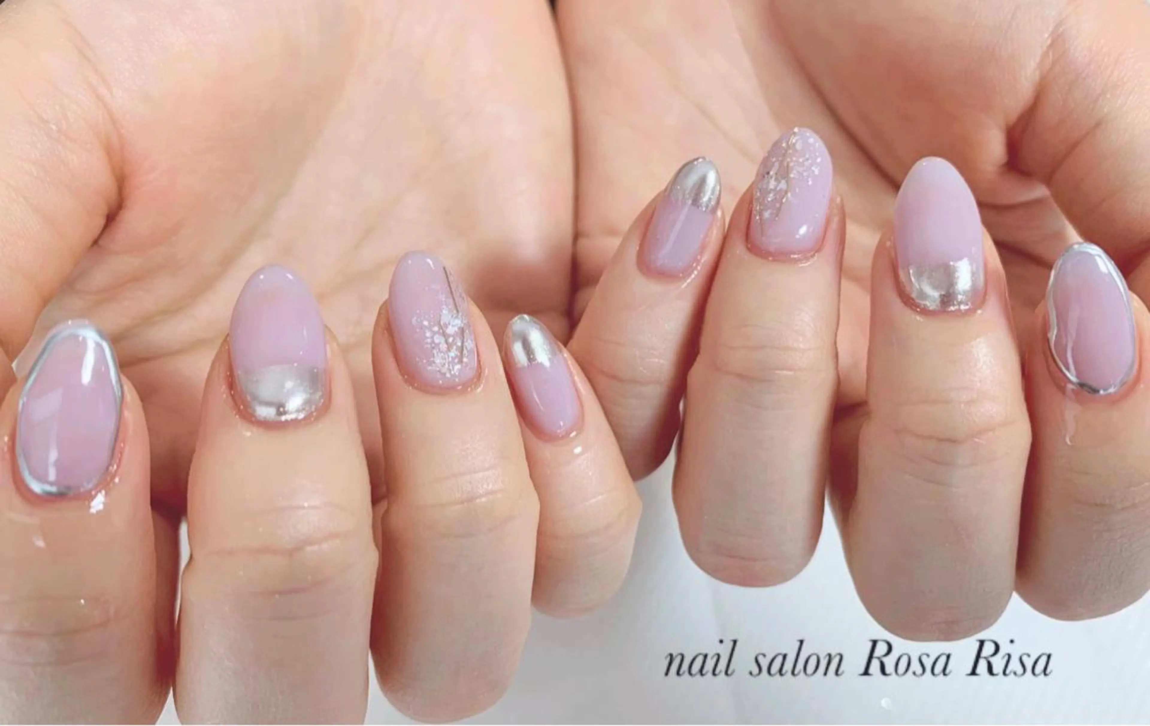 ミディアム ネイル ネイルスタジオ シェイクユアハンズのネイルデザイン