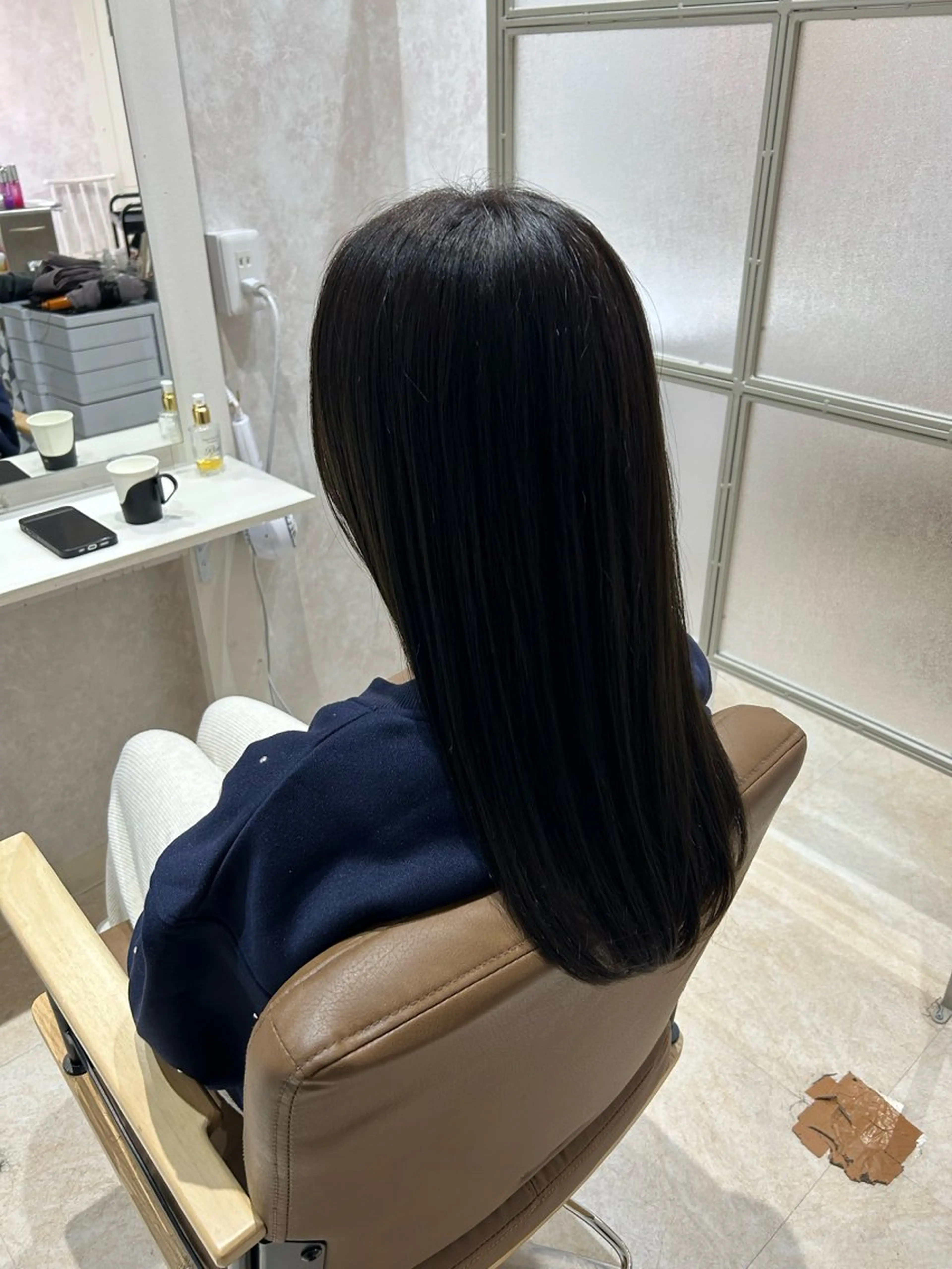 セミロング カラー カット ヘアカラー トリートメント ヘアセット 💙まこと💙艶 カラー(Rico)のヘアスタイル