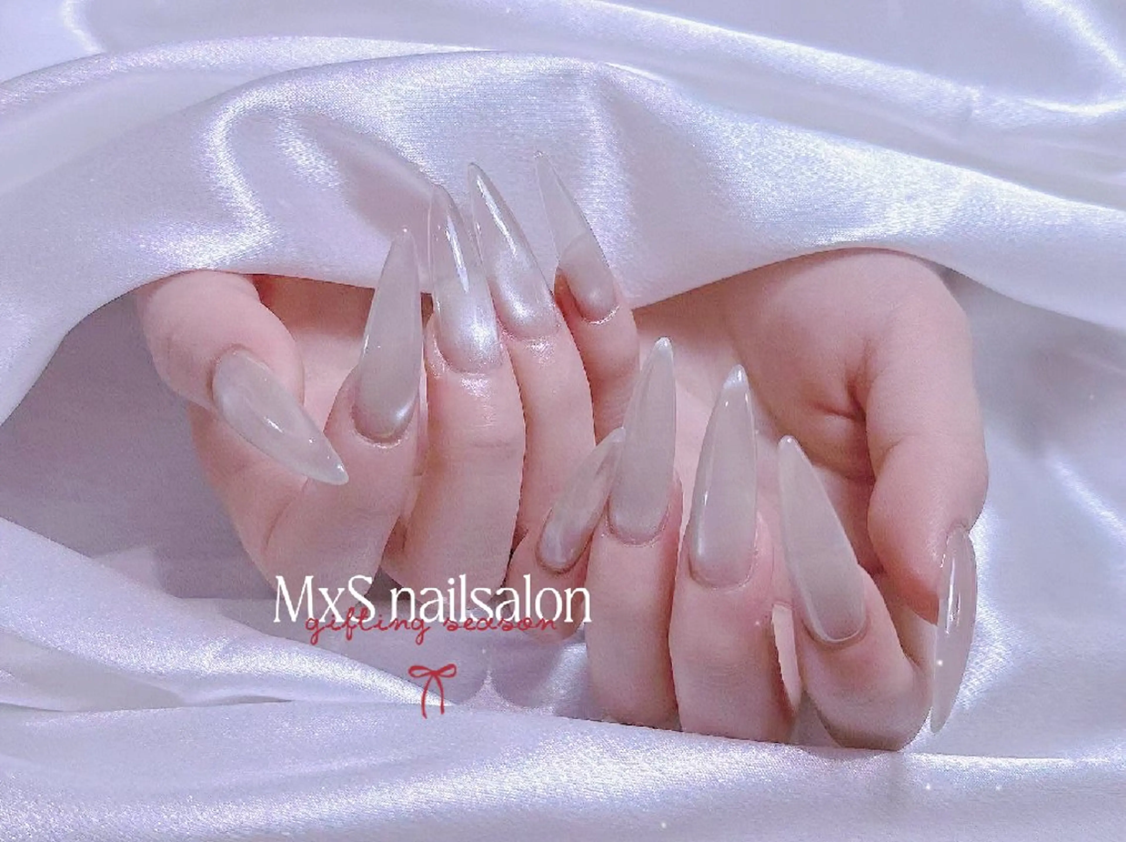 ネイル ハンドネイル ハンドケア MxS Nail(長さだし/フィルイン/マグネット/韓国ネイル/ワンホンネイル/ワンカラー)所属・MxS リィリィのネイルデザイン