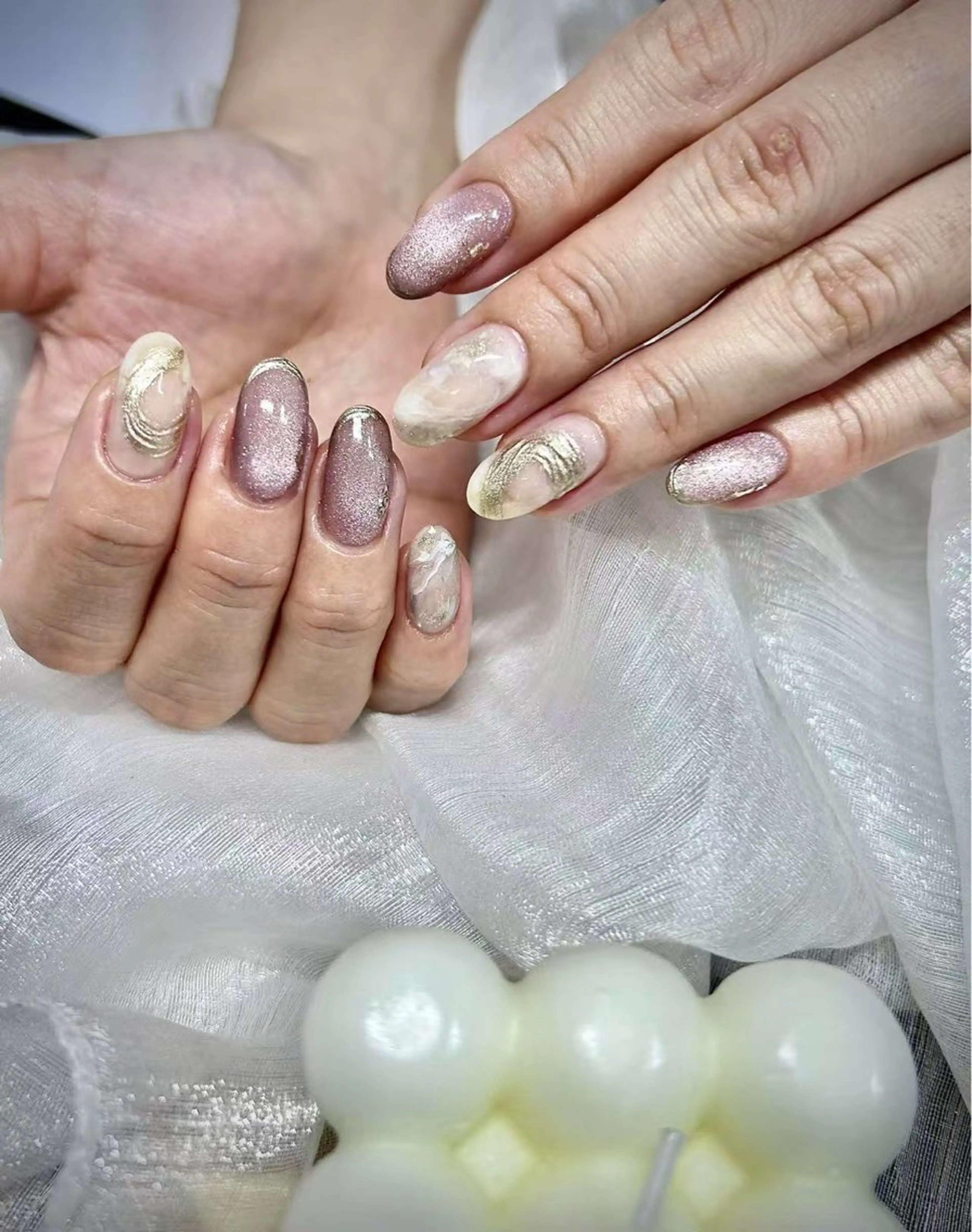 ネイル スカルプネイル シンプルネイル Lunailsalon所属・Lu nailsalonのネイルデザイン