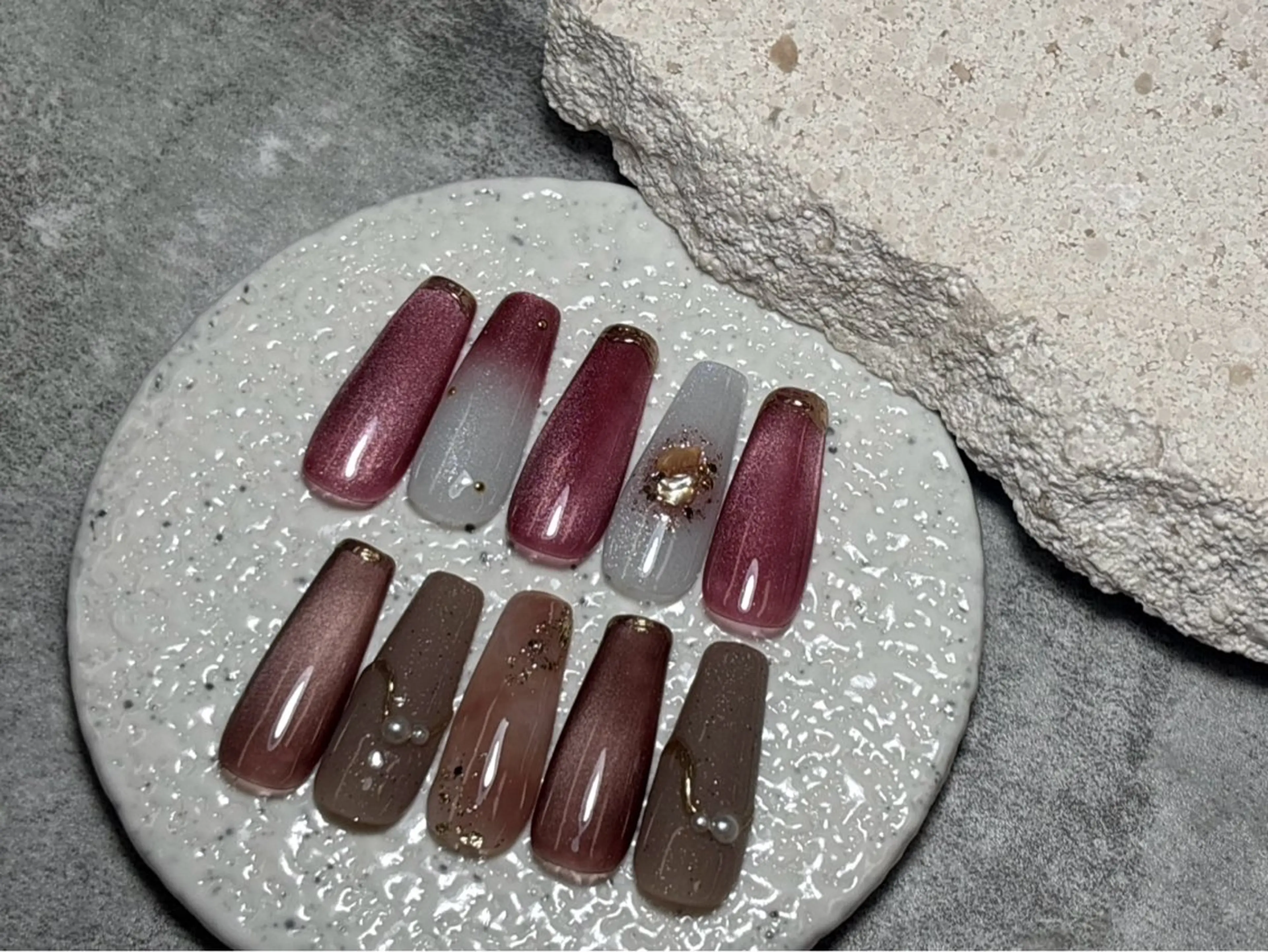 【 ハンド💅 】シンプルコース‎🤍(約100種類のサンプルから選べる✨カラー変更🉑）オフあり🍑の写真