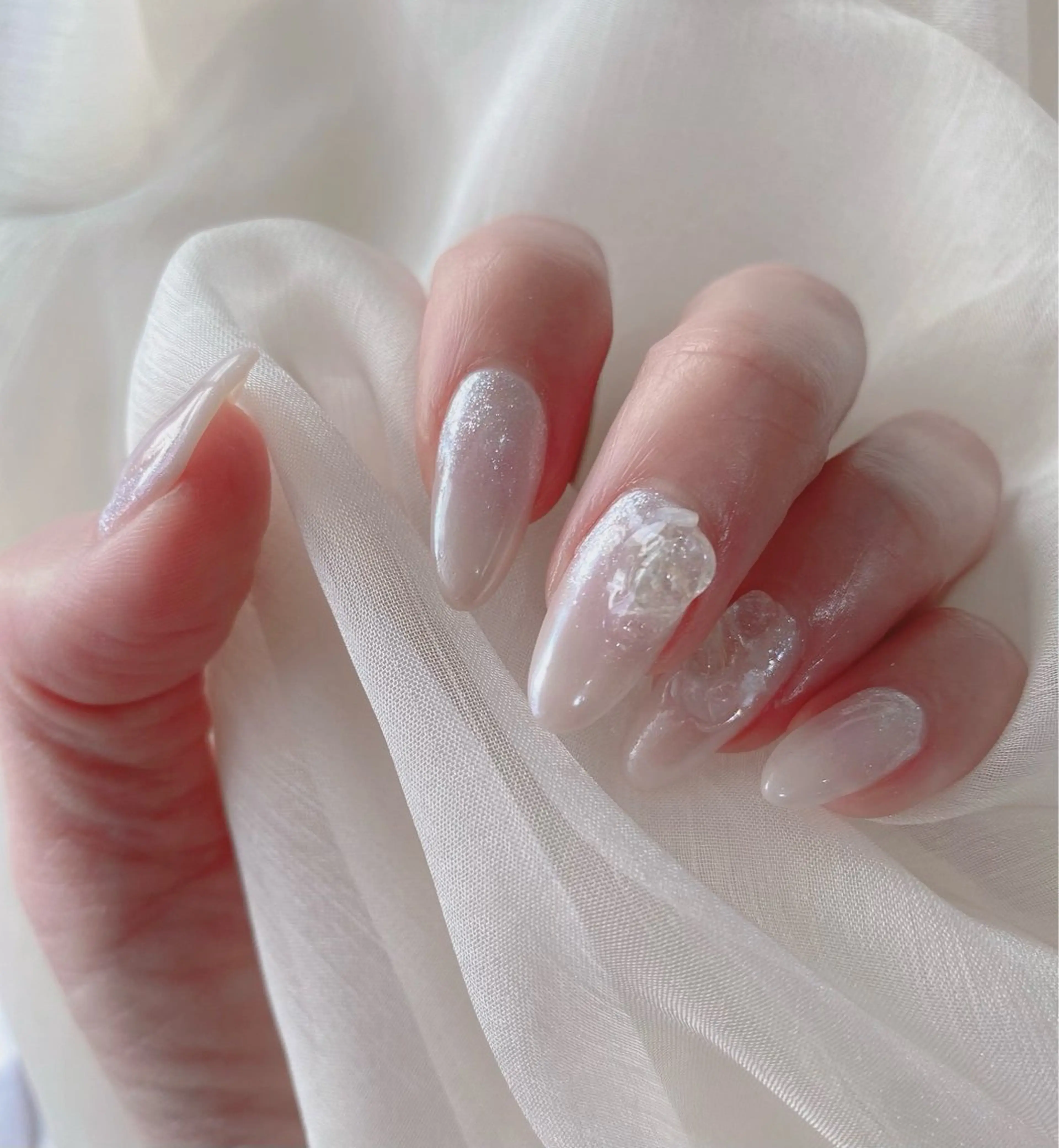 ミディアム ハンドネイル JNA認定講師🌸 RIEのネイルデザイン