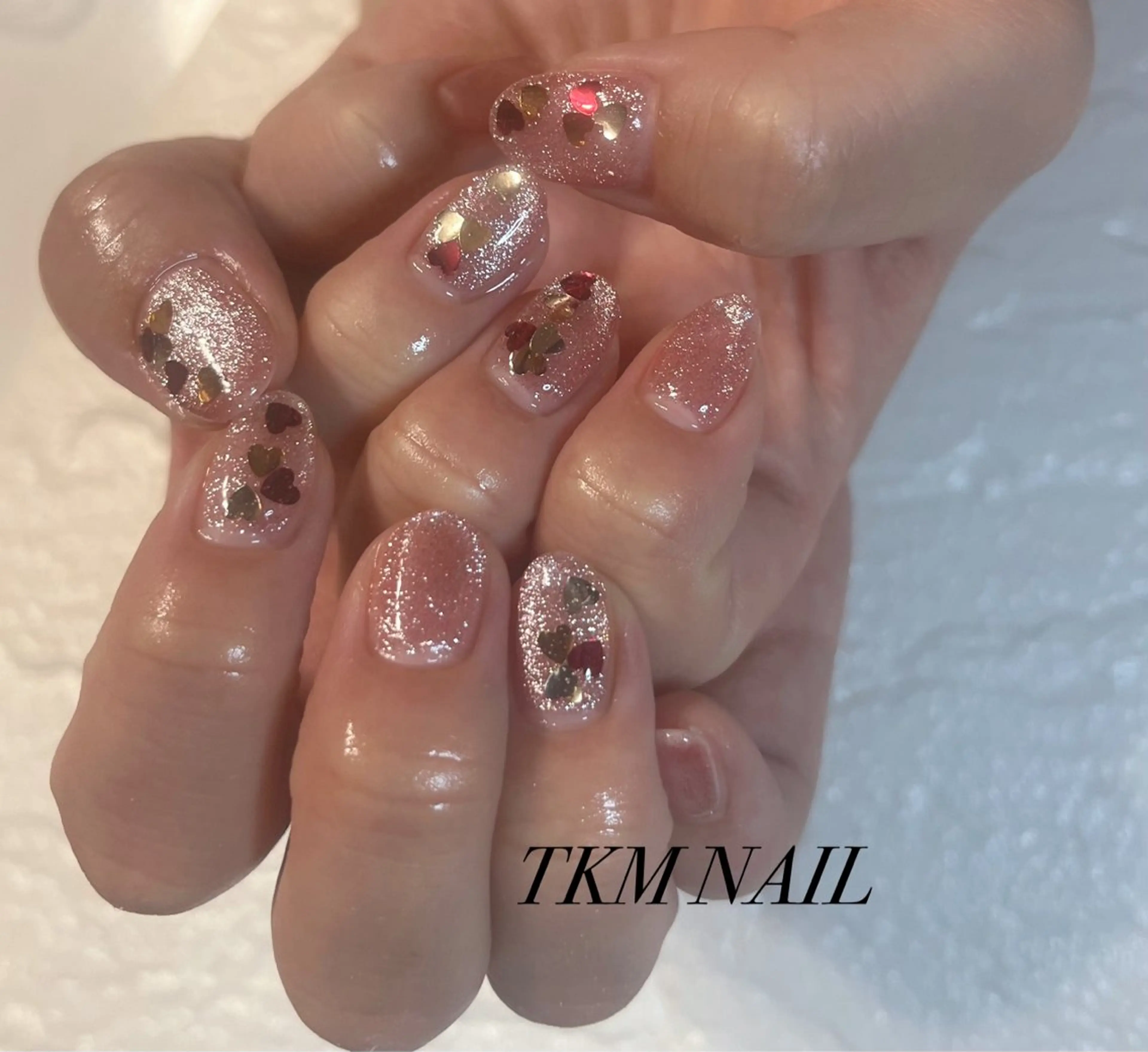 ネイル キラキラネイル シンプルネイル ______ TKM  NAILのネイルデザイン