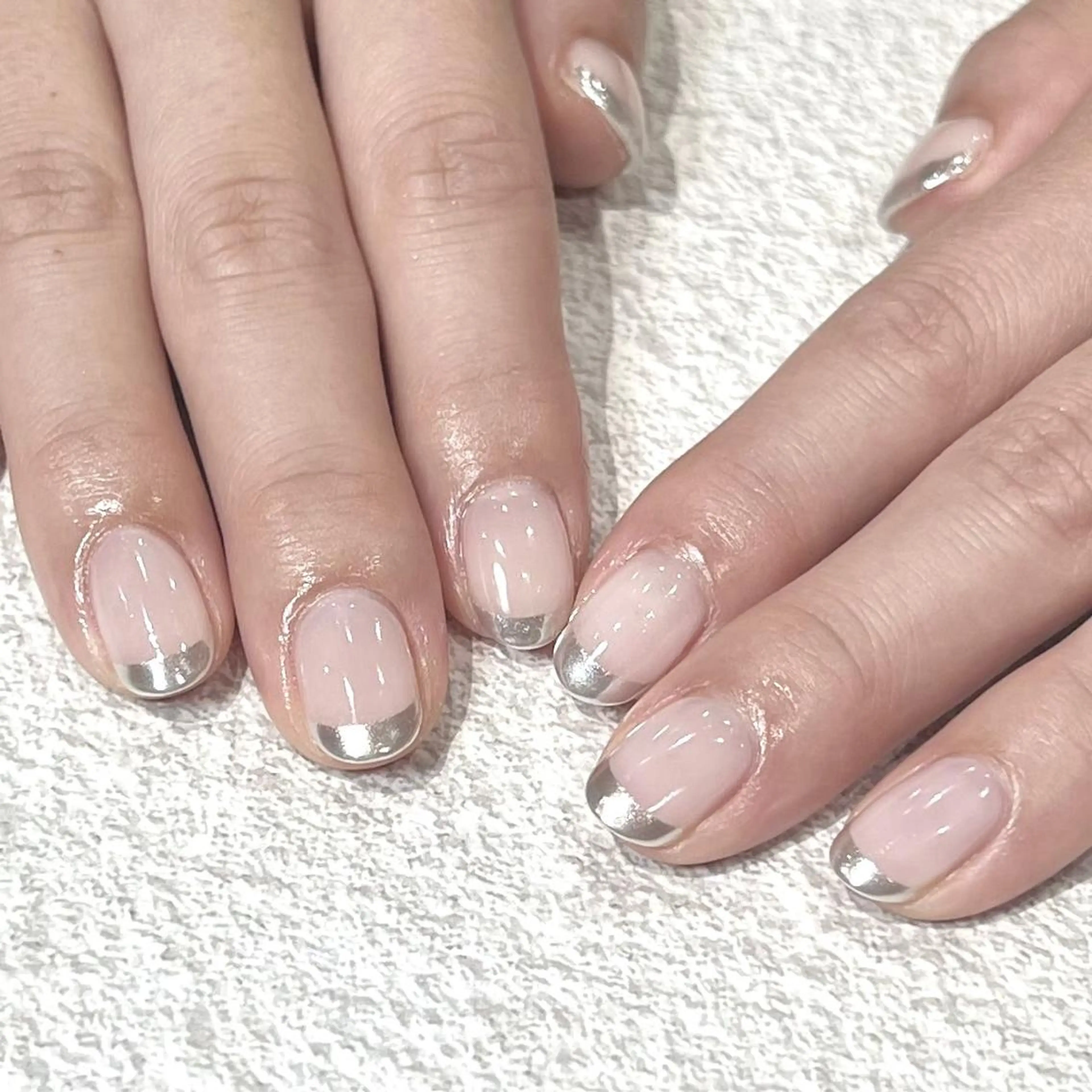 ネイル 長さ出し ジェルネイル グラデーション 韓国ネイル マグネットネイル Ruina 渋谷のネイルデザイン