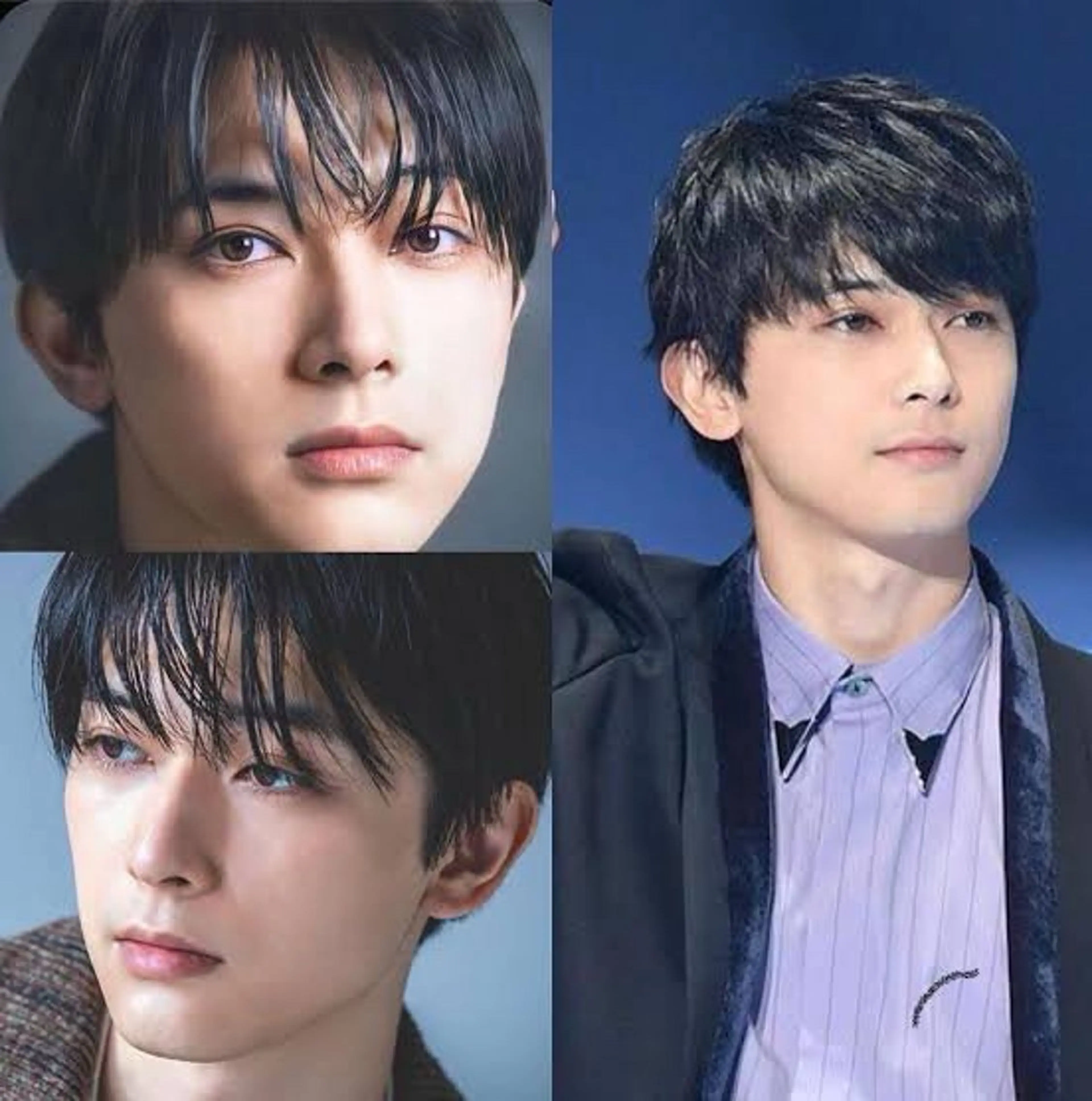 メンズ 🌟デザインカラー 久保悠那のヘアスタイル