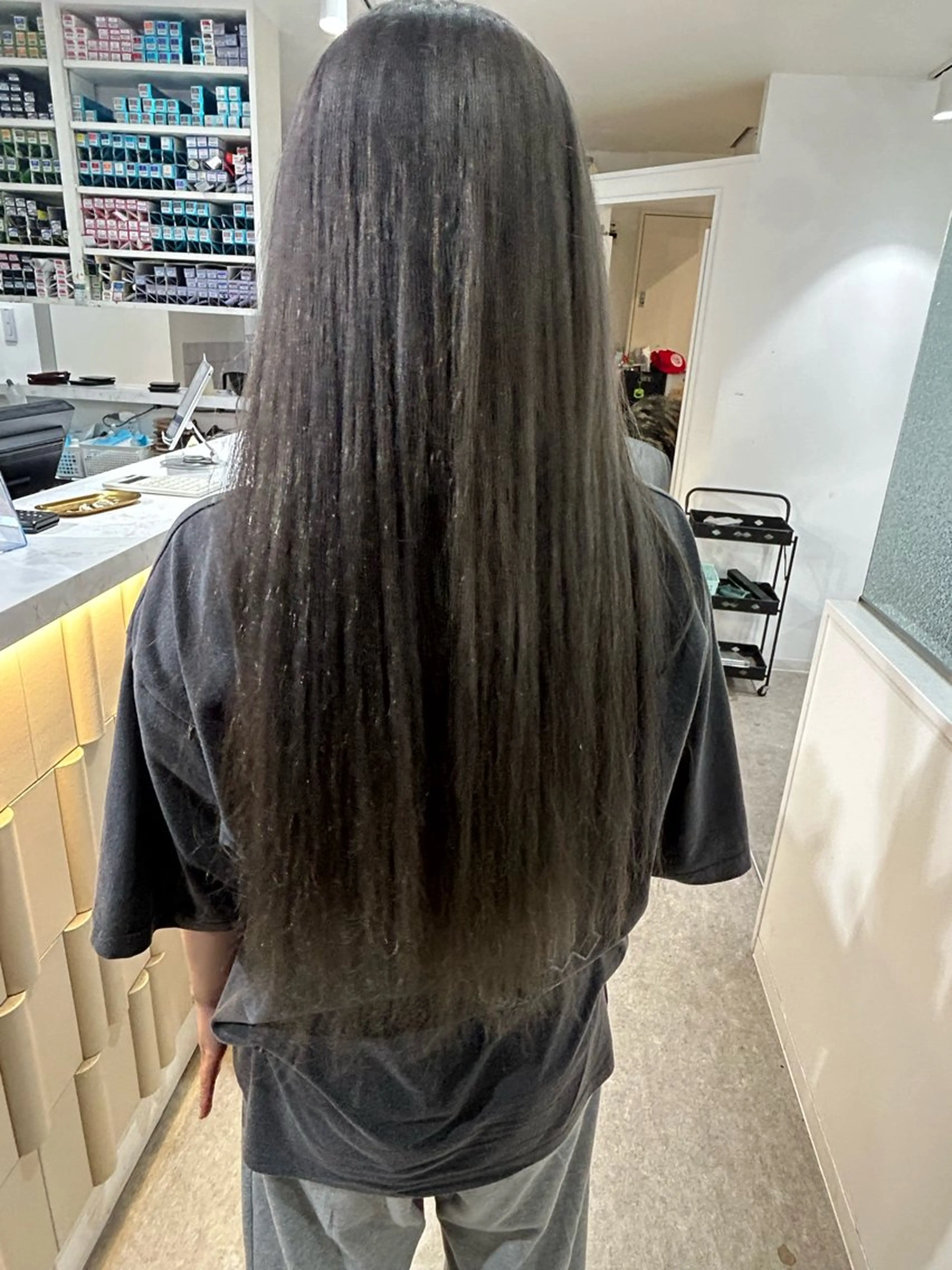 ダブルカラー＋トリートメント🦋.*˚/ケアブリーチ使用 ※シャンプーブロープラス料金なしの写真