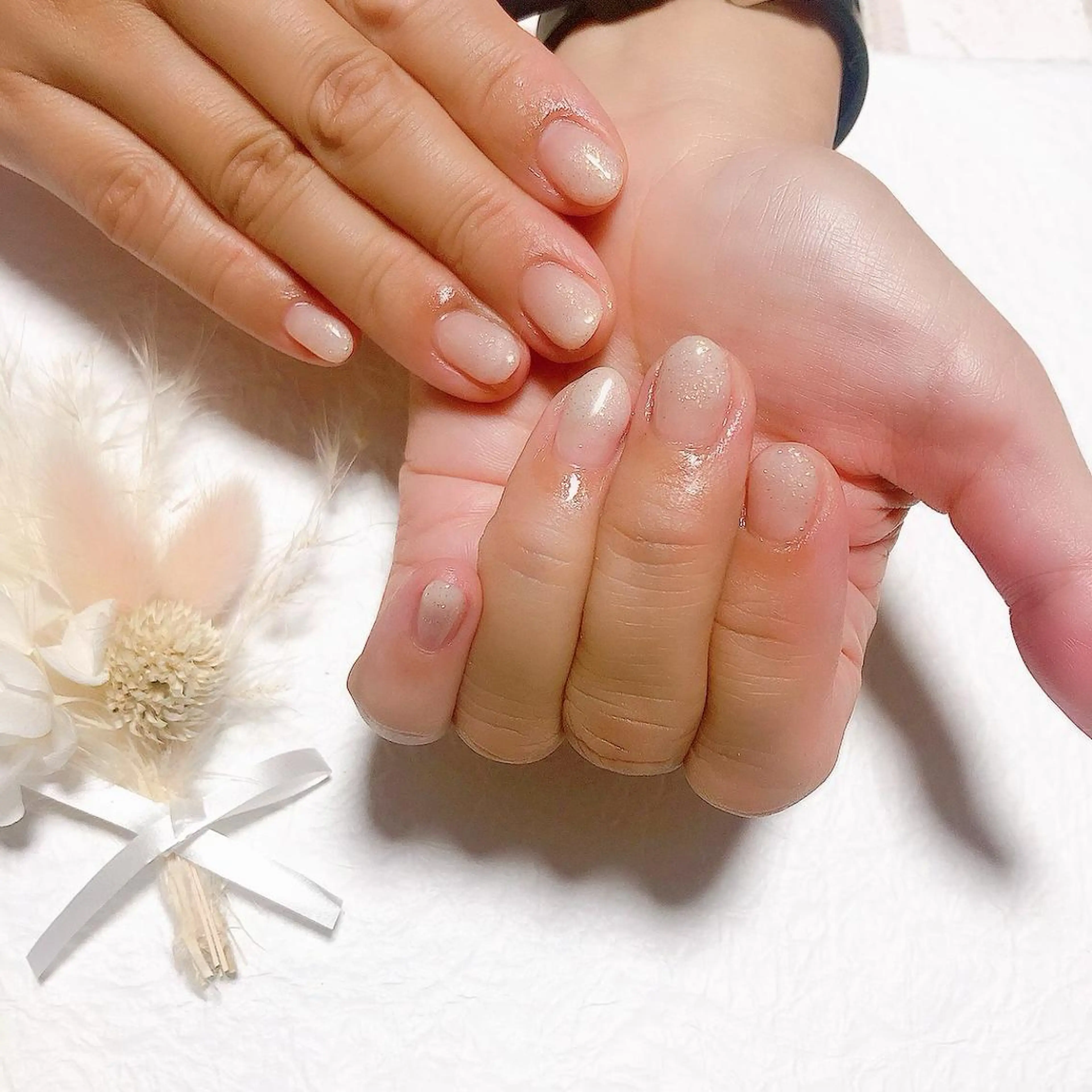 ネイル アートネイル ジェルネイル キラキラネイル オフィスネイル ショートネイル ♾nail 恵美のマツエク・マツパデザイン