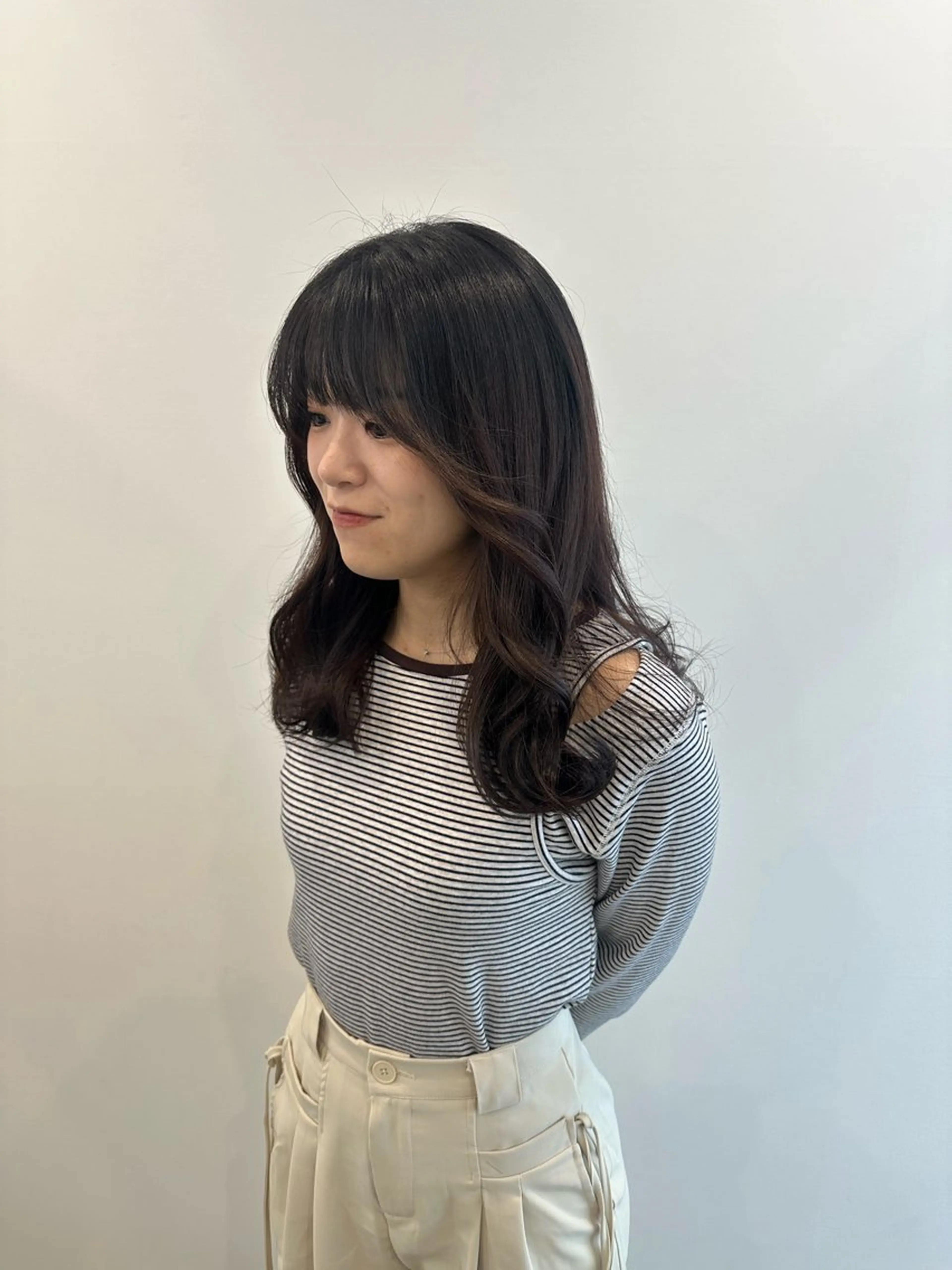 セミロング カット トリートメント ヘアセット/艶カラー 💐nao.のヘアスタイル